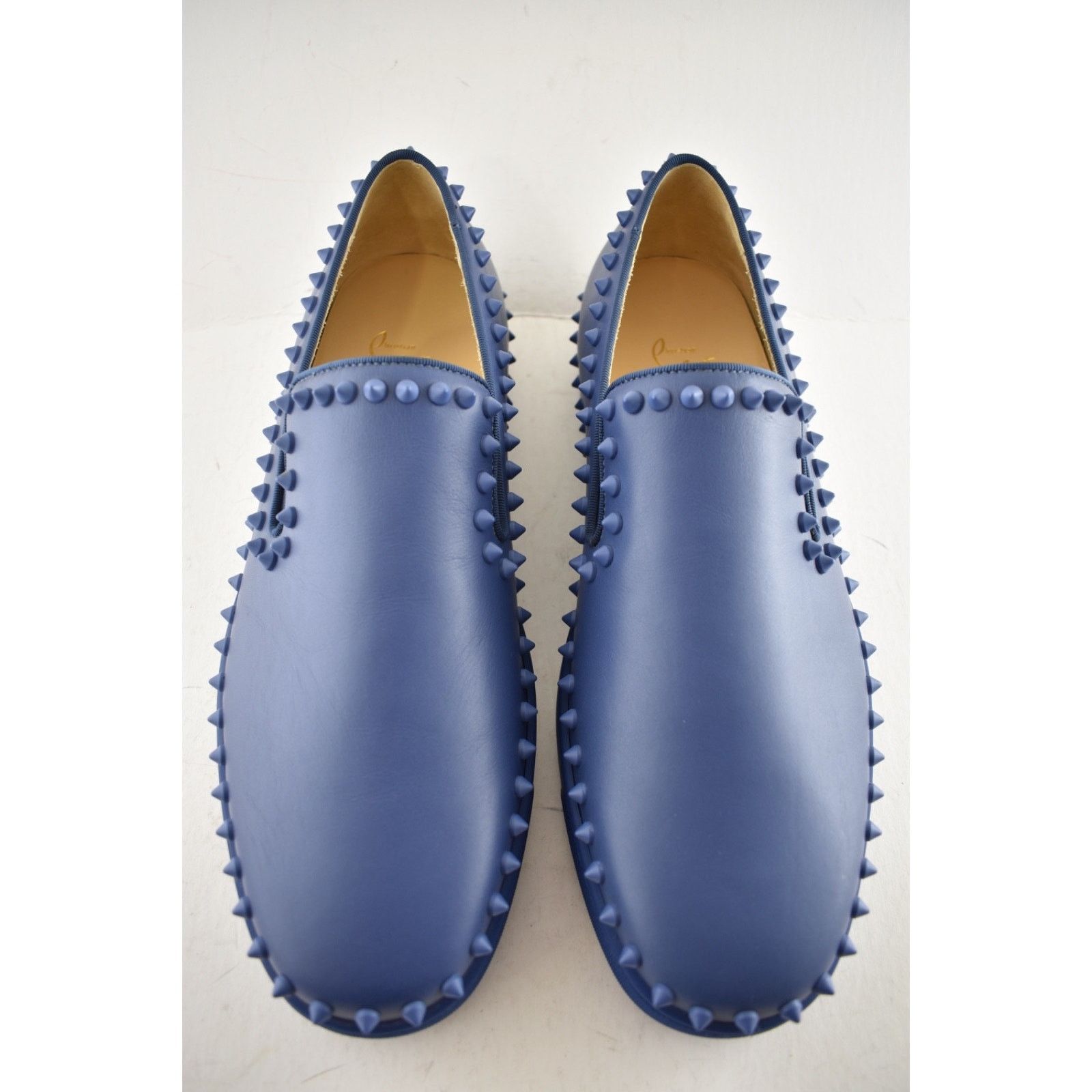 Christian Louboutin Christian Louboutin Pik Boat Flat Orage Blue Spikes 43.5 Size US 10.5 / EU 43-44 - 5 Thumbnail