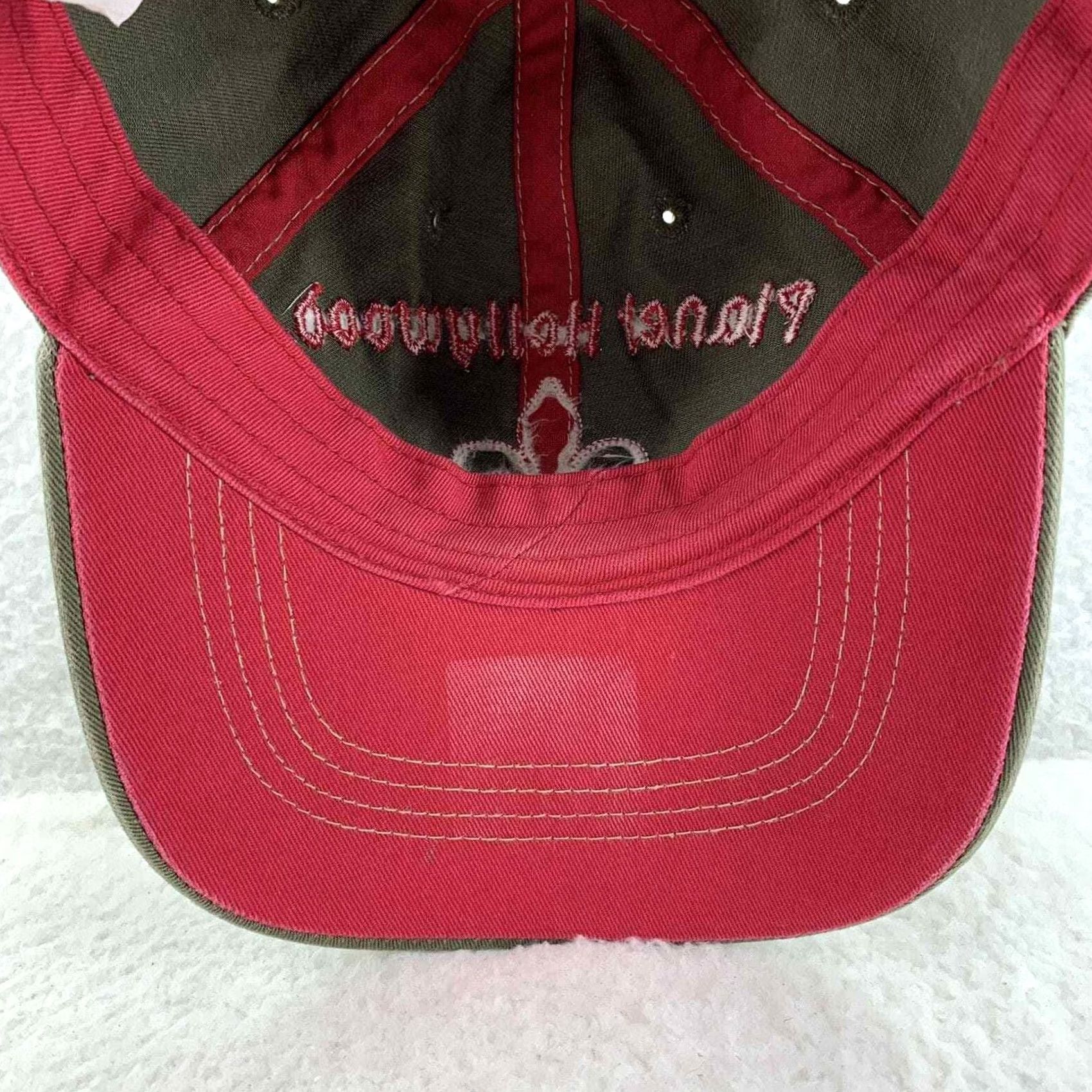 Planet Hollywood Planet Hollywood Myrtle Beach SC Baseball Hat OSFM Pink Green Distressed Womens Size ONE SIZE - 6 Thumbnail