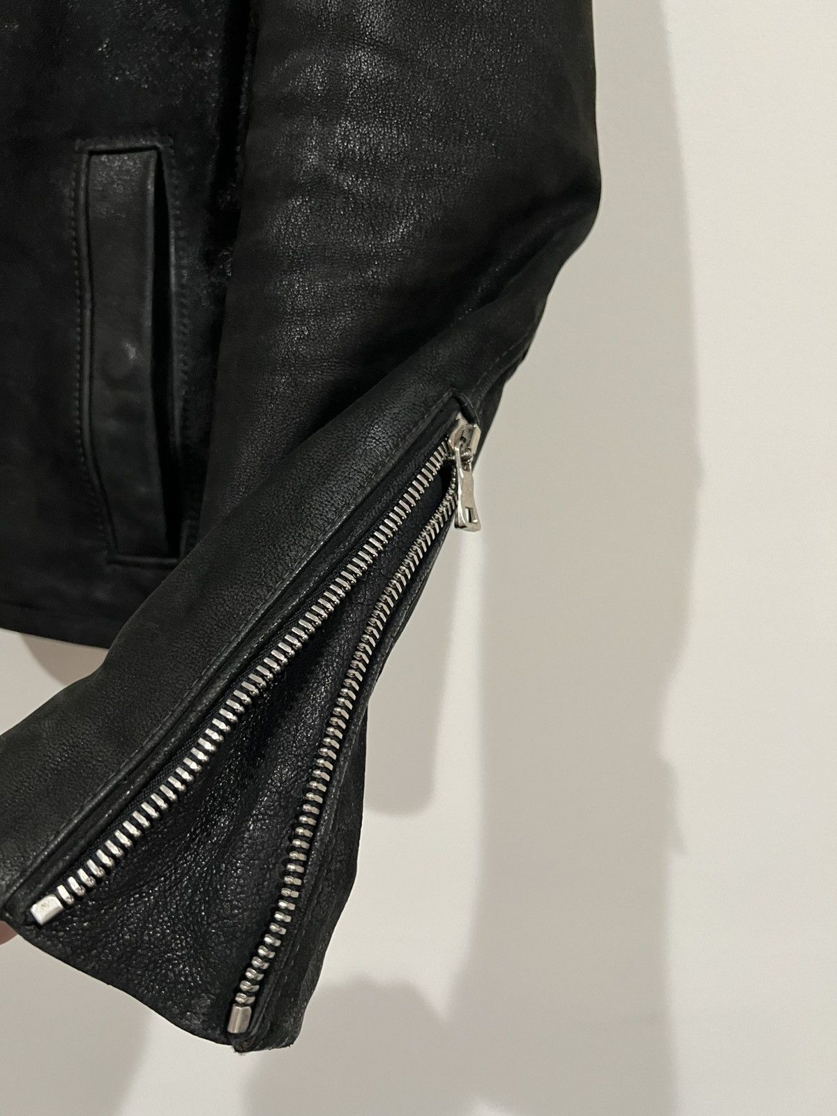 Balmain AW12 Biker Fencing Asymmetric Paneled Leather Jacket (50) Size US M / EU 48-50 / 2 - 9 Thumbnail