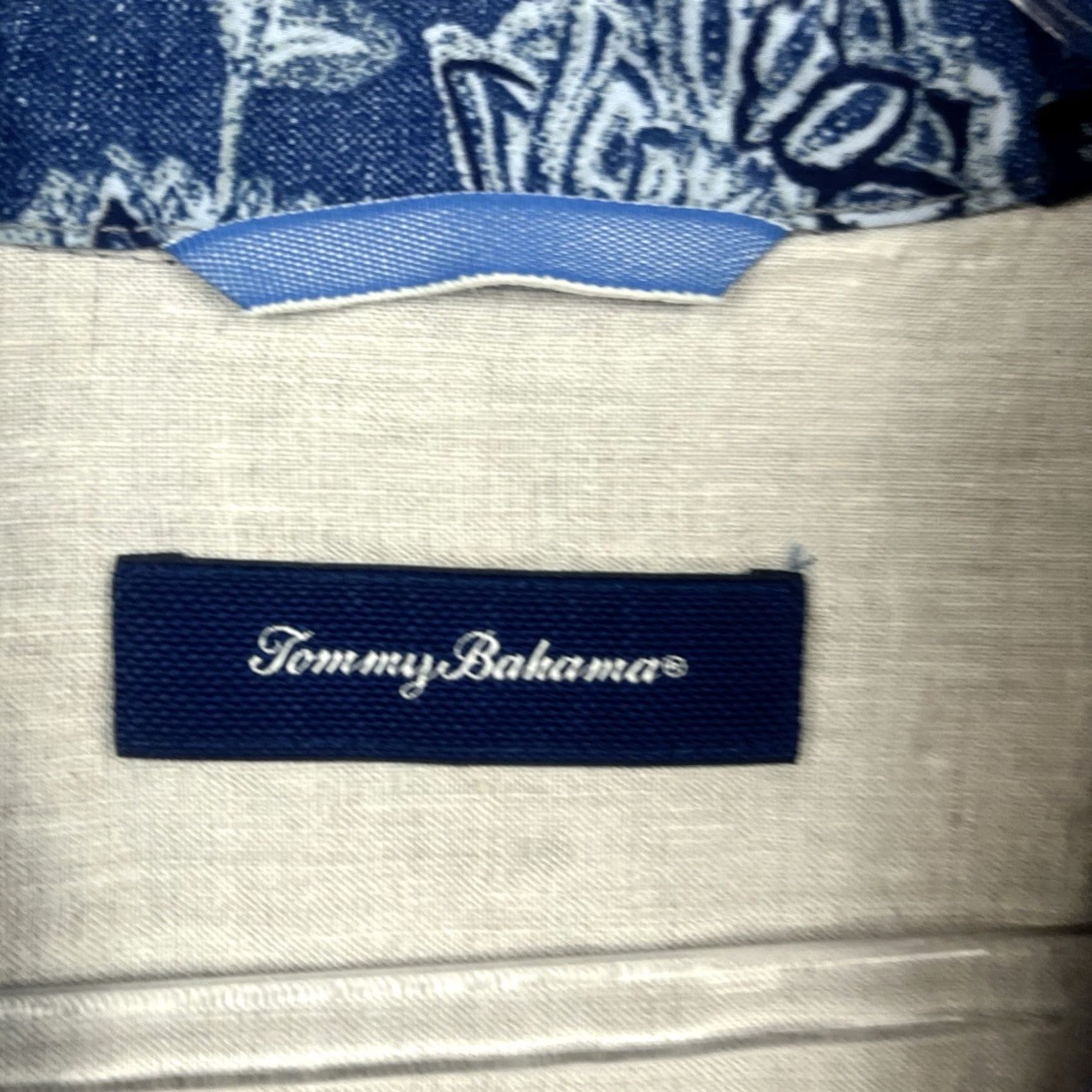 Tommy Bahama Tommy Bahama Corduroy Cord Shirt Mens 2XB Grey Gray Preppy Button Up Pockets EUC Size US XXL / EU 58 / 5 - 4 Thumbnail