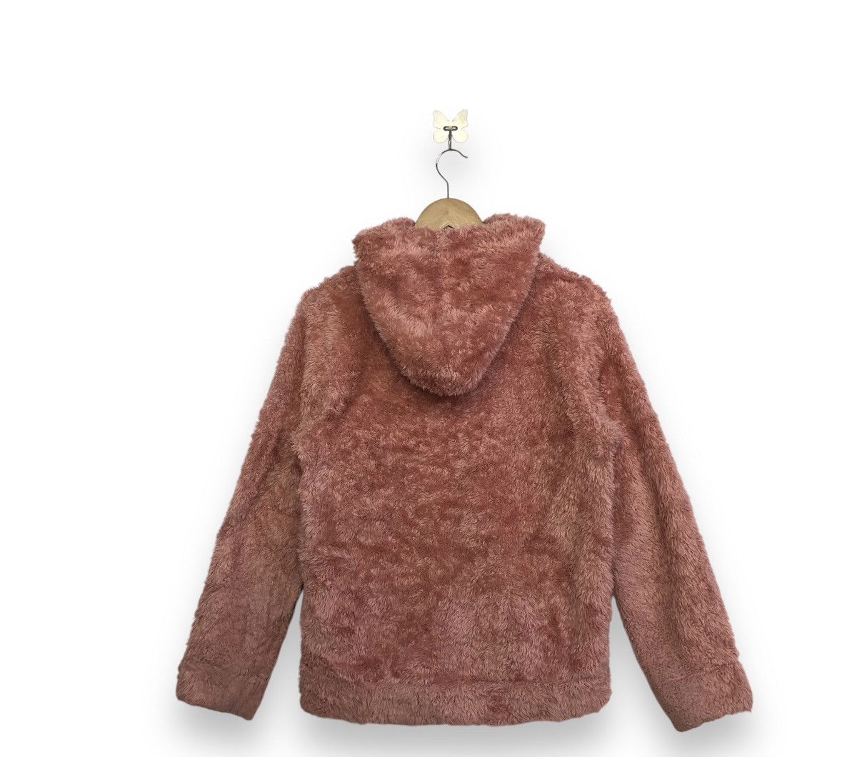 Champion Champion Women Winter Fluffy Pink Fleece Jacket Size L / US 10 / IT 46 - 3 Thumbnail