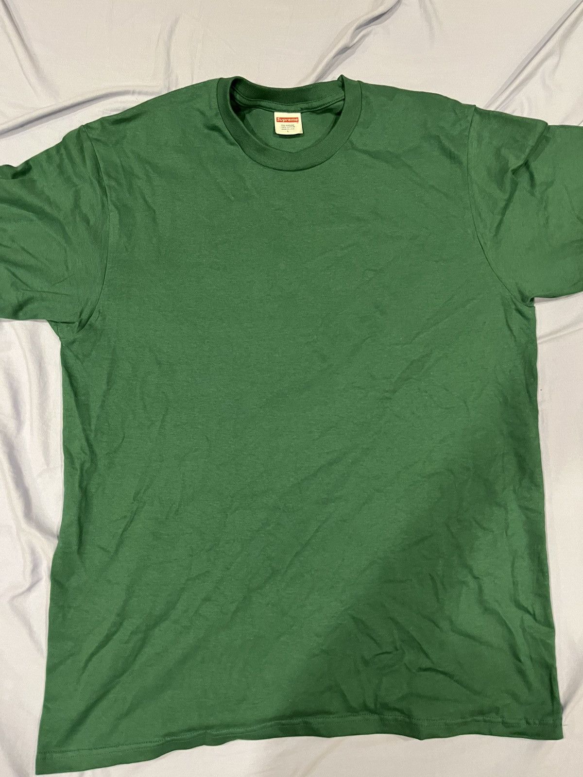 Supreme Supreme University Tee Green Size US M / EU 48-50 / 2 - 2 Thumbnail