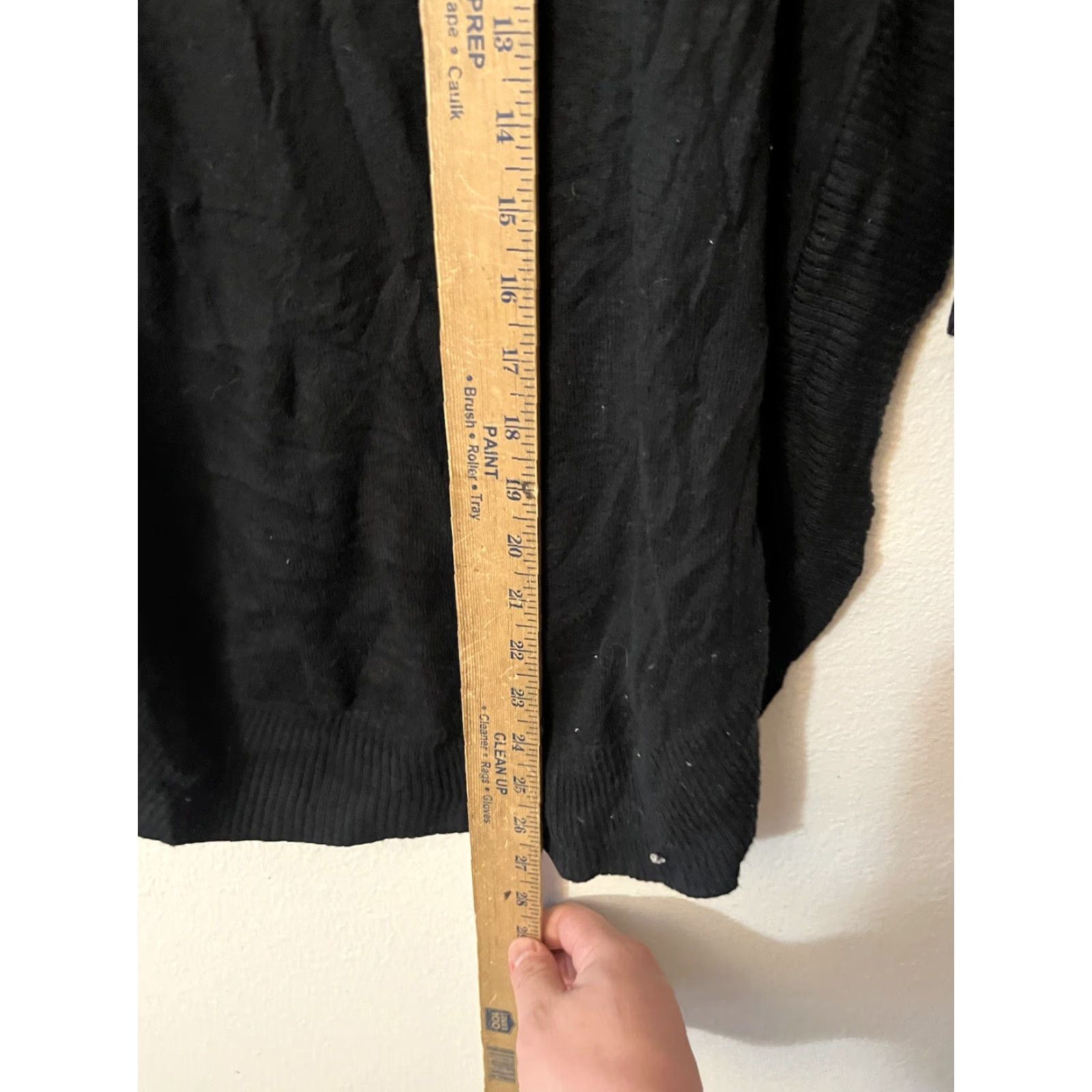 Express Express Tops for Women S Black Boat Neck 3/4 Sleeve Knit Pullover Cotton Casual Tunic Size S / US 4 / IT 40 - 4 Thumbnail