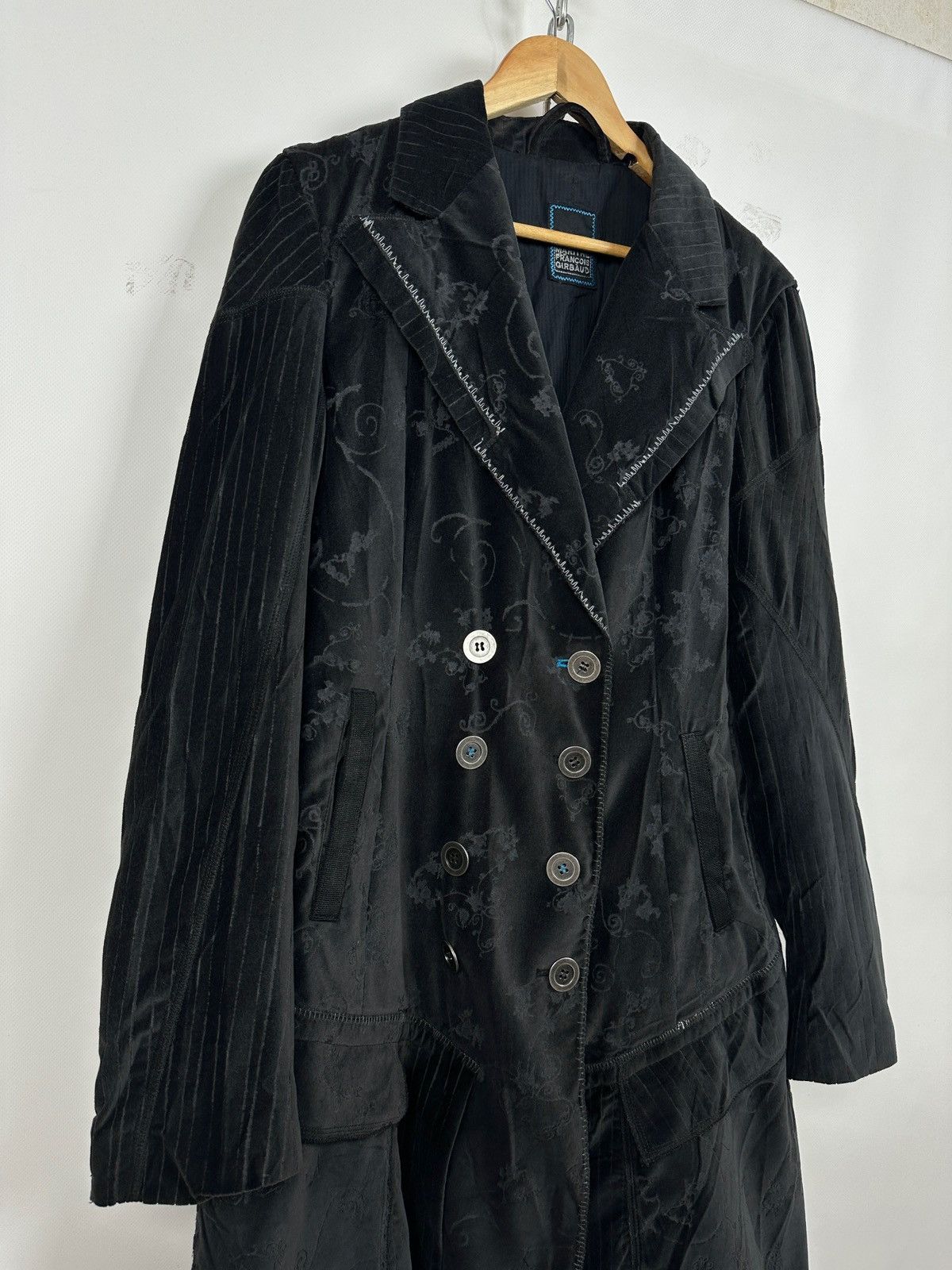 Marithe + Francois Girbaud Marithe Francois Girbaud Jacquard Double Breasted Coat Size L / US 10 / IT 46 - 12 Thumbnail