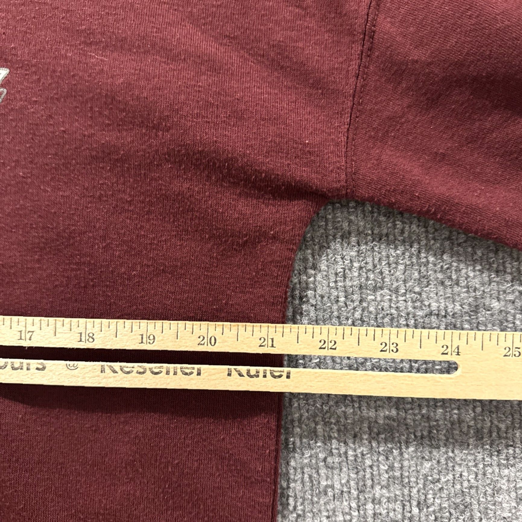 Vintage VINTAGE AC/DC Women’s Long Sleeve Pullover Crewneck Sweatshirt Burgundy Red XL Womens Rare READ DESC Size XL / US 12-14 / IT 48-50 - 5 Thumbnail