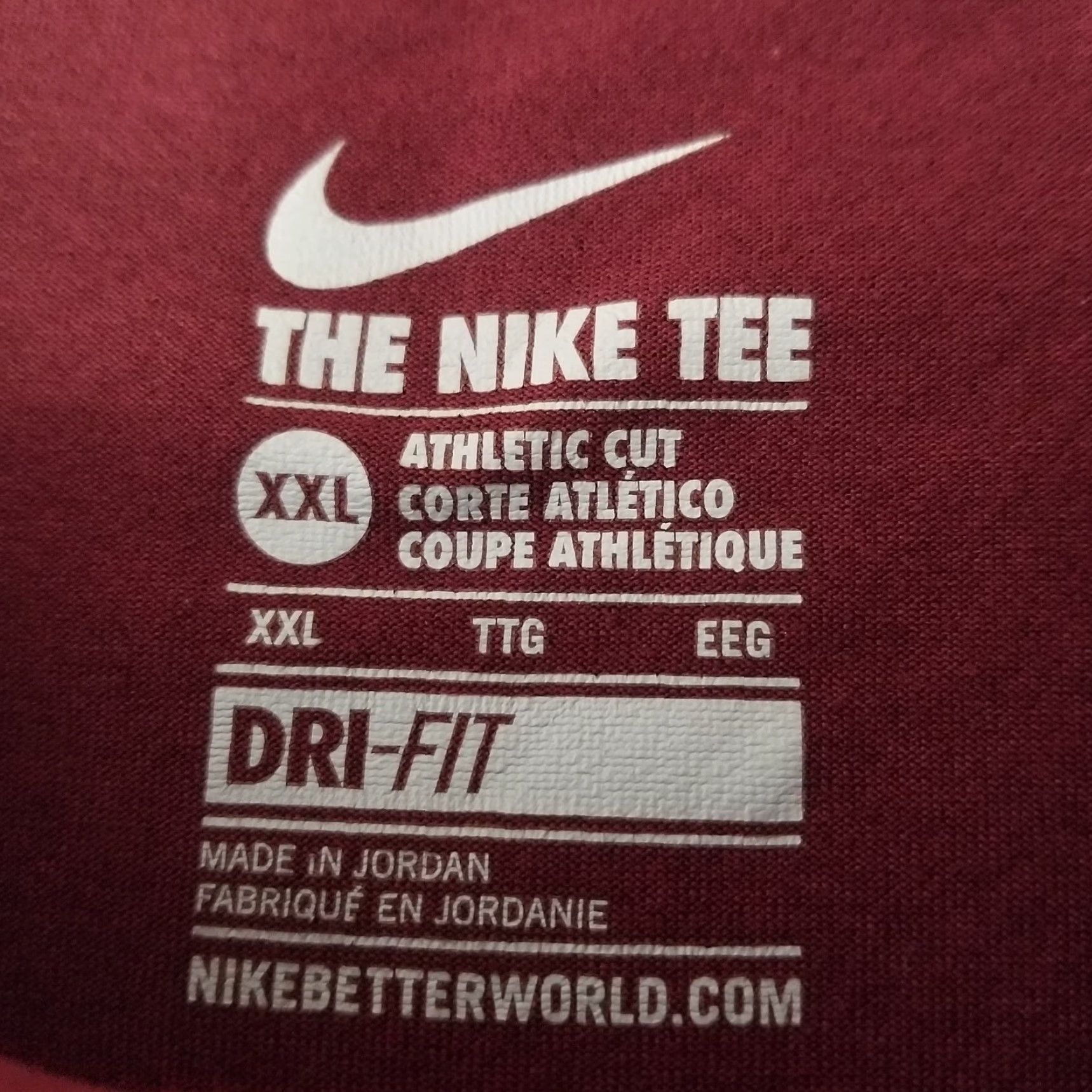 Nike Nike Shirt Mens 2XL Burgundy Athletic Cut Tee DriFit Long Sleeve Pullover Nike Size US XXL / EU 58 / 5 - 6 Thumbnail