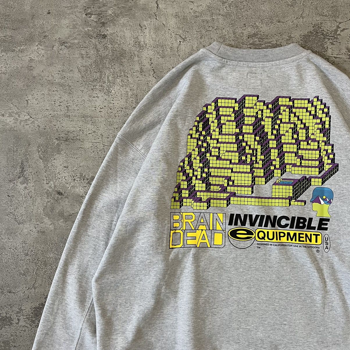 Brain Dead Brain Dead x Invincible Building Block Crewneck - Grey Size US XL / EU 56 / 4 - 5 Thumbnail