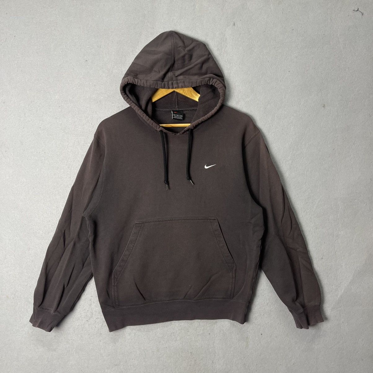 Nike Nike Mini Swoosh Pullover Hoodie – Brown Size US M / EU 48-50 / 2 - 1 Thumbnail
