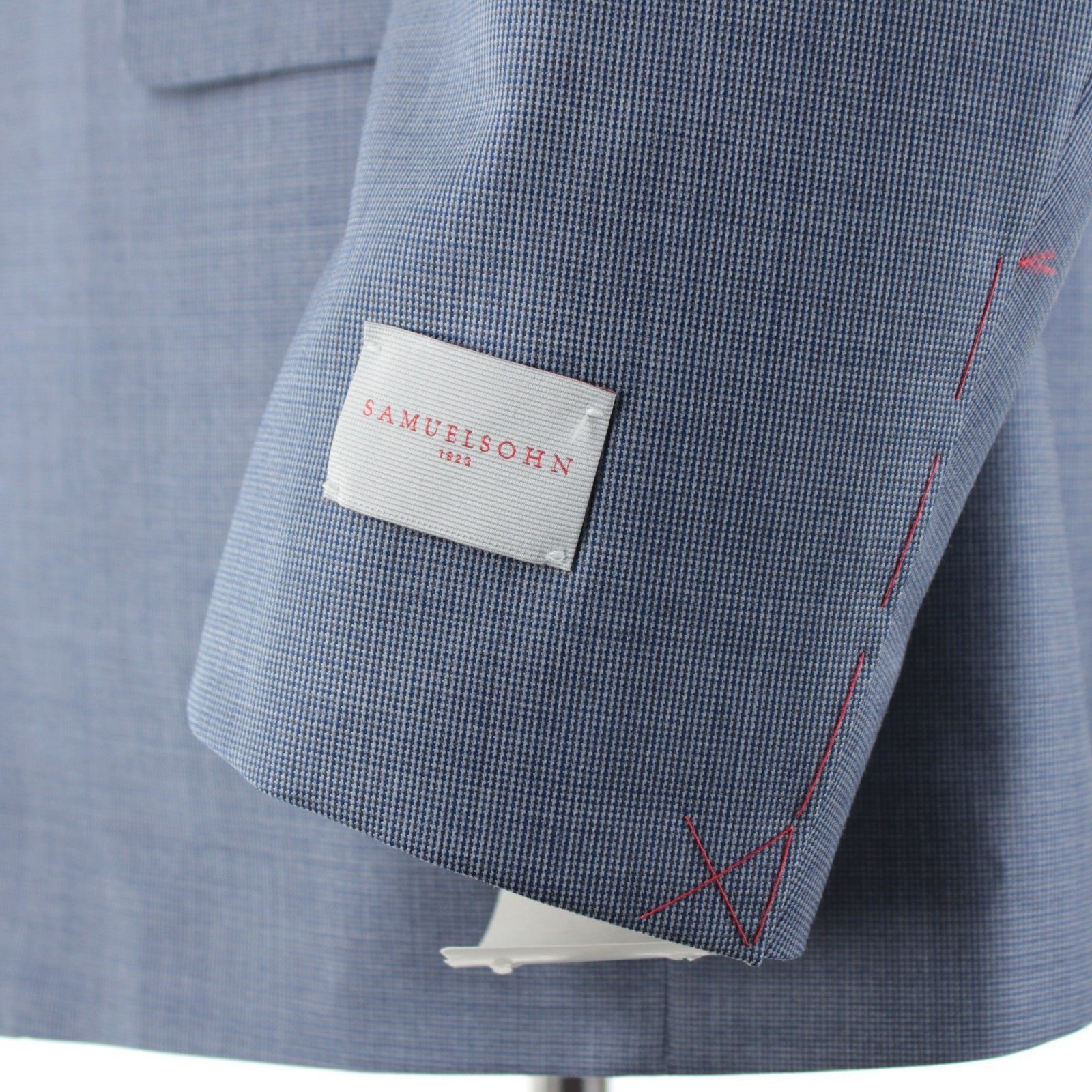 Samuelsohn Samuelsohn Suit Size US 48 Regular in Blue Size 48R - 4 Thumbnail