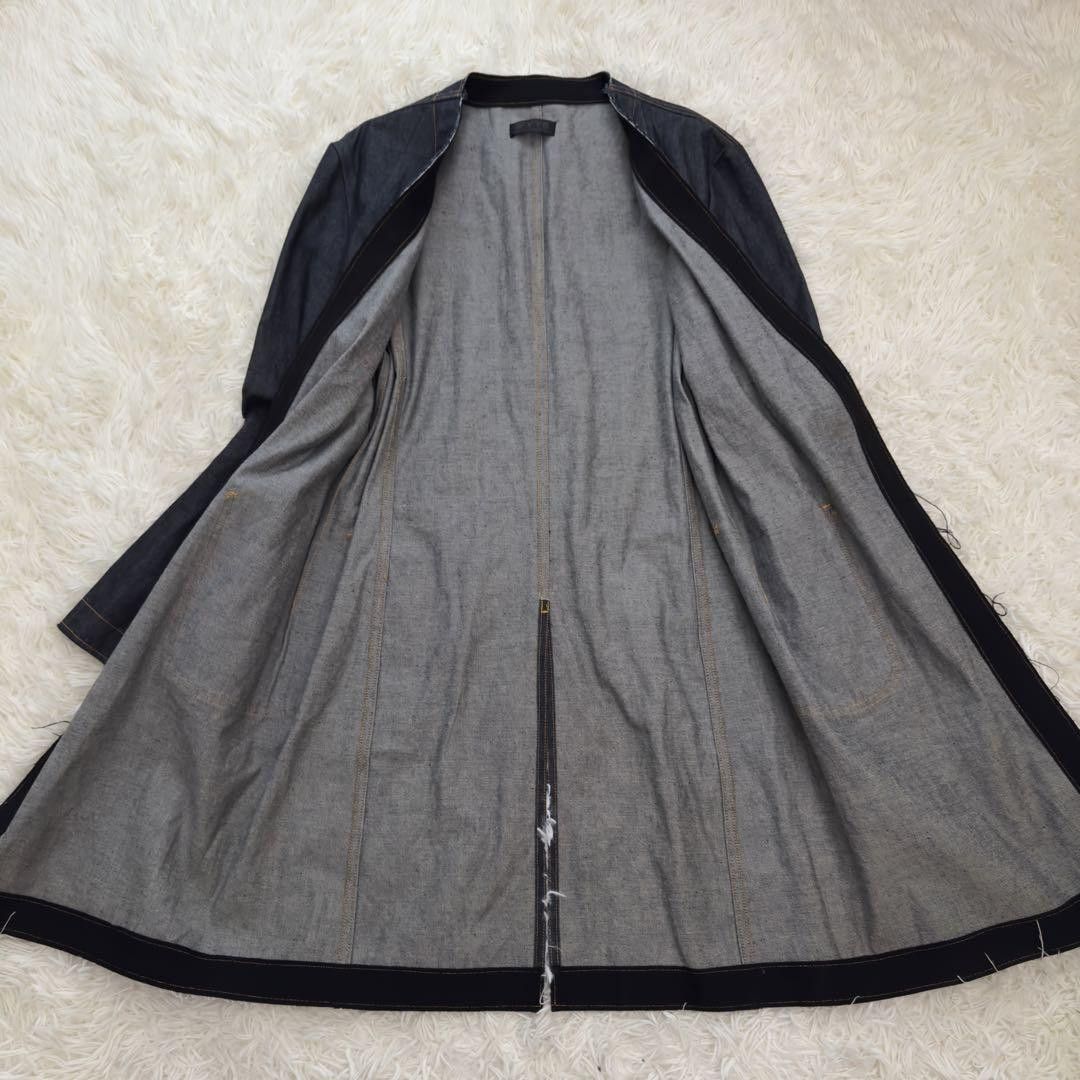 Yohji Yamamoto yohji yamamoto pour homme S'YTE cut-off design denim coat Size US L / EU 52-54 / 3 - 4 Thumbnail