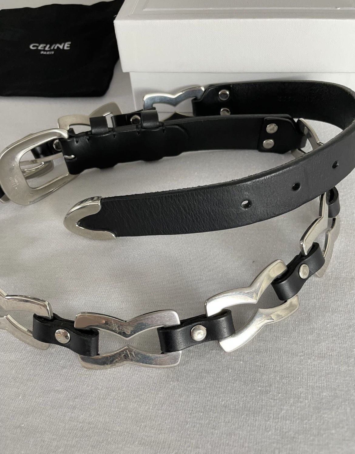 Celine × Hedi Slimane SS22 - Cosmic Cruiser Exclusive Metal Belt Western Size ONE SIZE - 13 Thumbnail