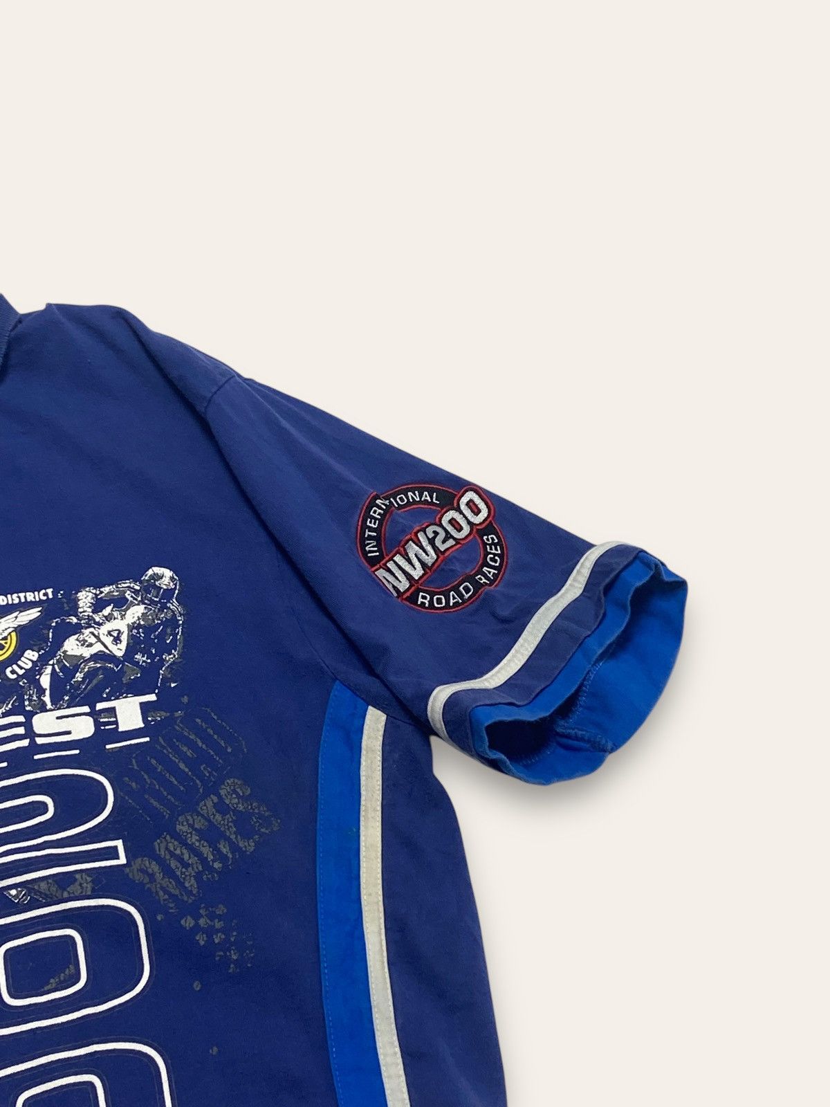 Vintage Vintage NORTH WEST KENNEDY Racing Many Logos Polo Shirt Y2K Size US S / EU 44-46 / 1 - 3 Thumbnail