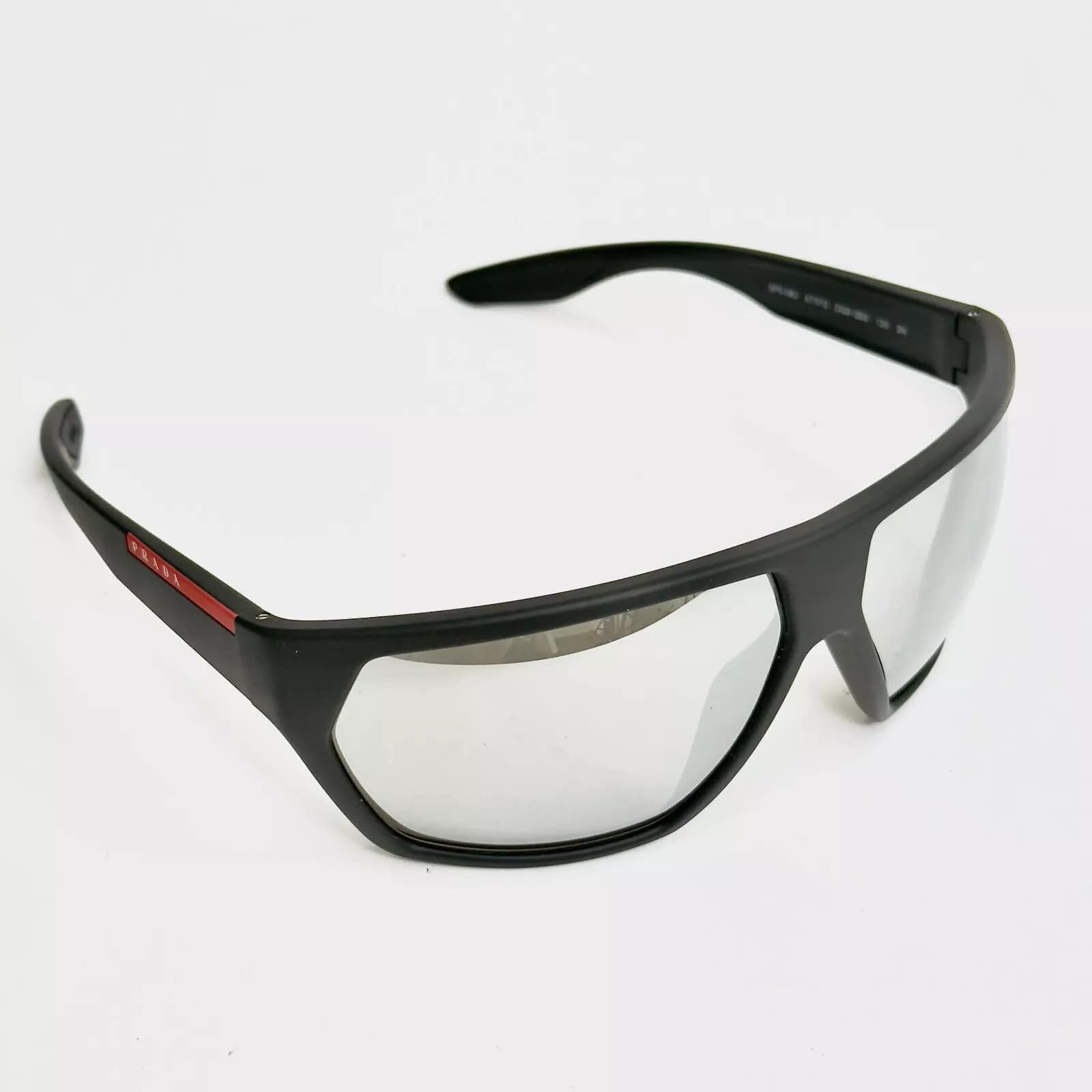 Prada PRADA LINEA ROSSA ACTIVE 08U Black Sport Sunglasses PS08US Size ONE SIZE - 9 Thumbnail
