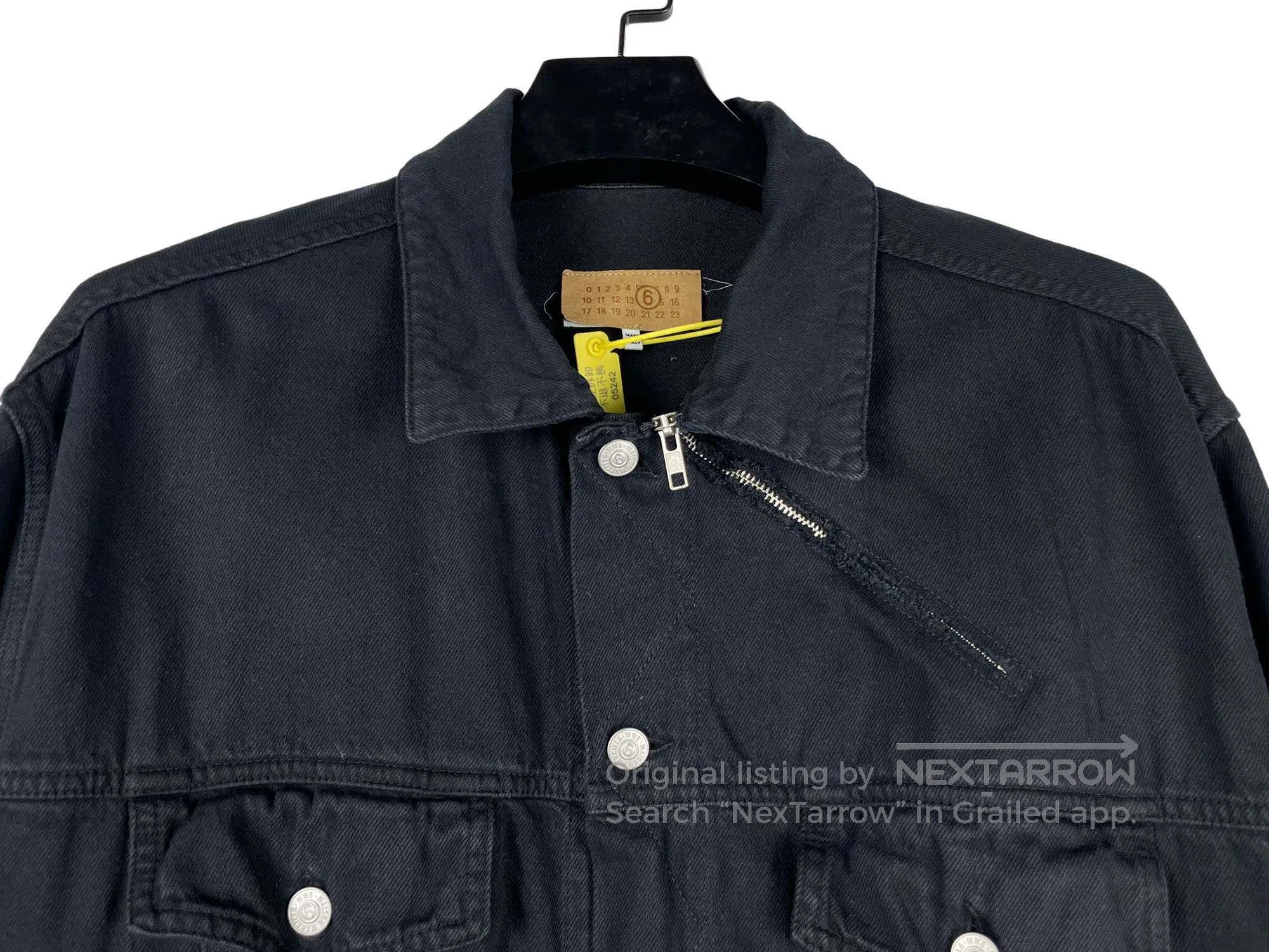 Maison Margiela Maison Margiela Collar Zip Denim Workwear Jacket Size US S / EU 44-46 / 1 - 3 Thumbnail