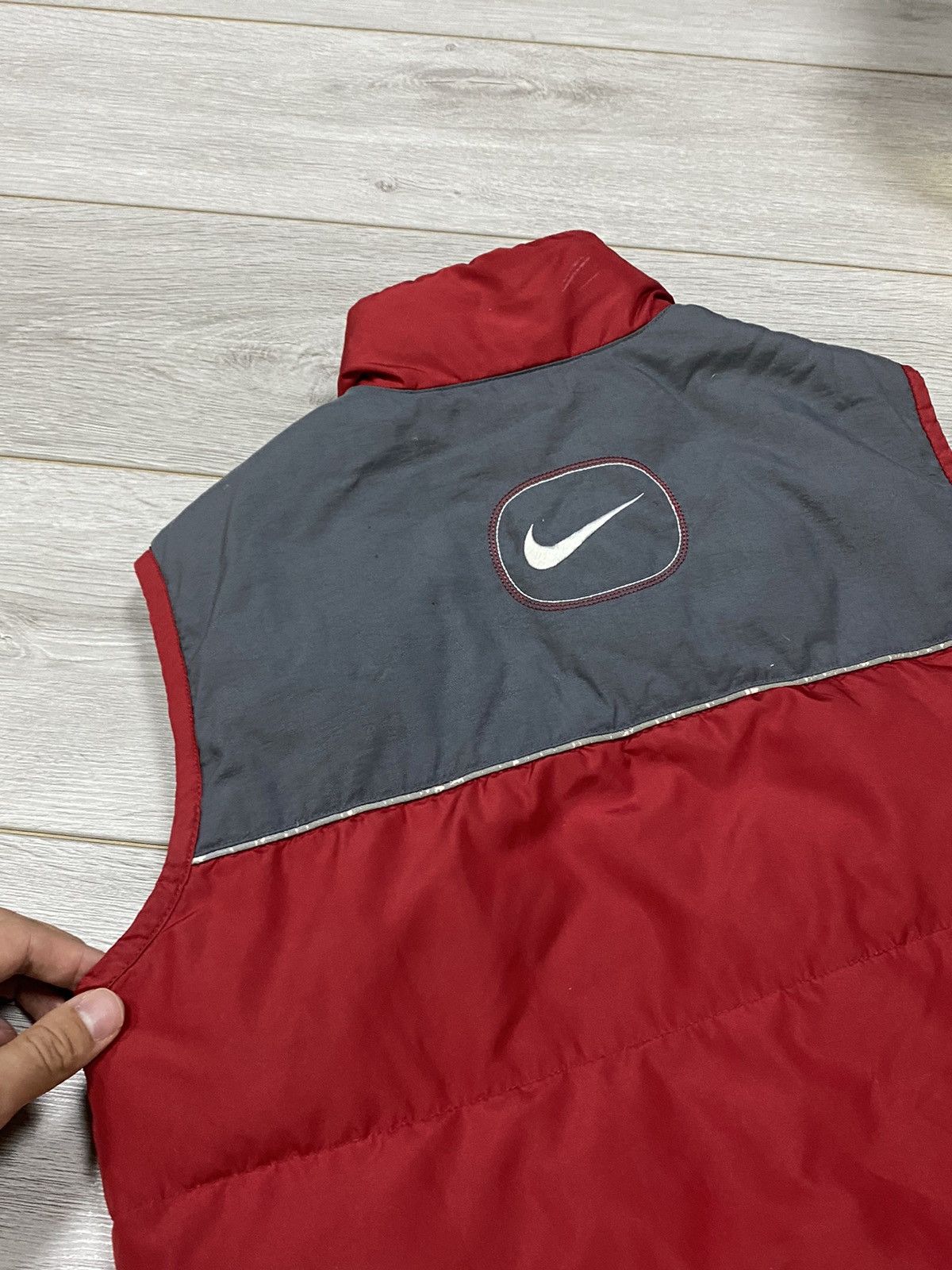 Nike Nike vintage big logo puffer vest zip Size US M / EU 48-50 / 2 - 7 Thumbnail