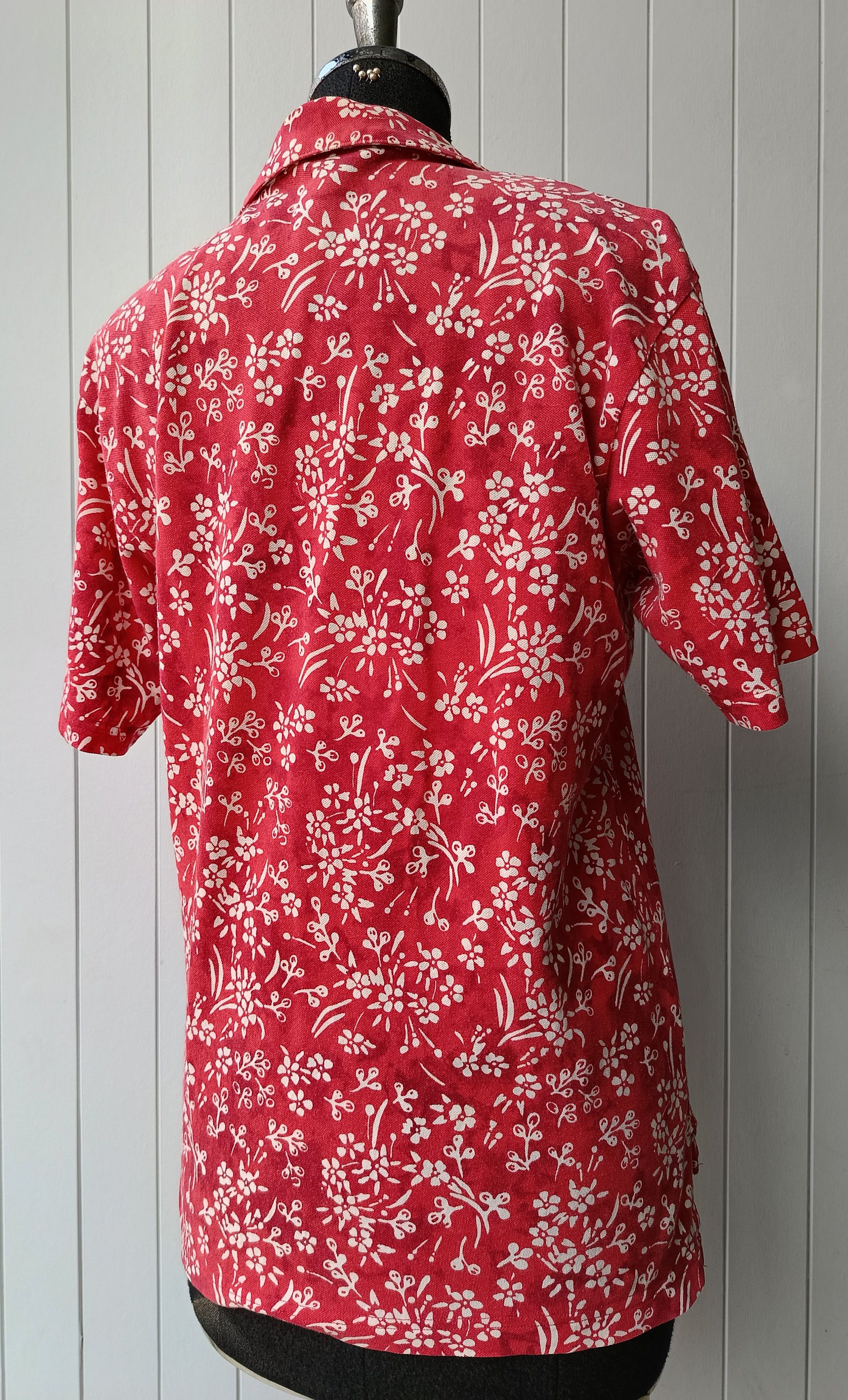 Polo Ralph Lauren POLO Ralph Lauren floral red 90's rare Madagascar shirt Size US S / EU 44-46 / 1 - 6 Thumbnail