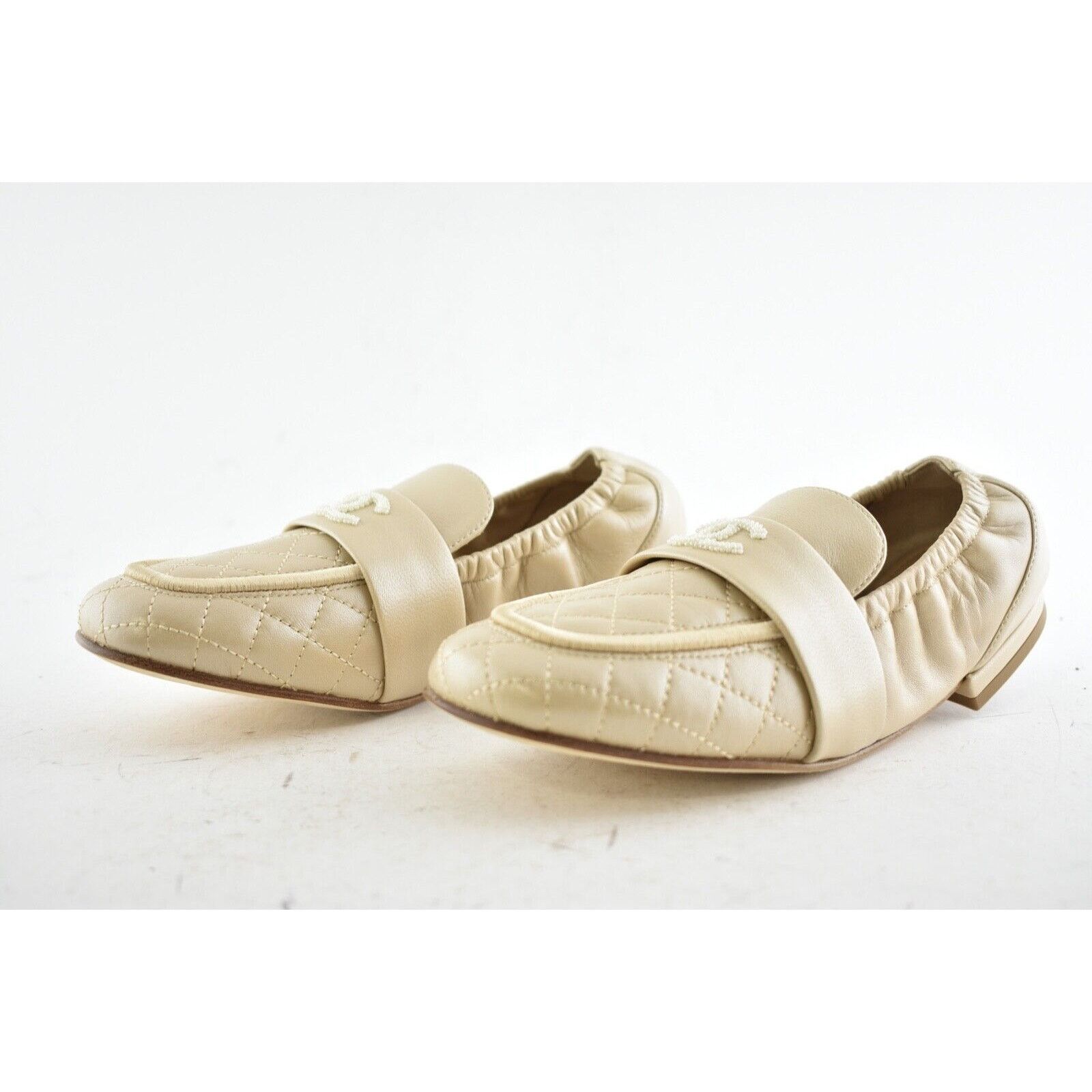 Chanel 19C Lambskin Quilted CC Logo Mule Ballet Loafer Flat 35.5 Size US 5.5 / IT 35.5 - 6 Thumbnail