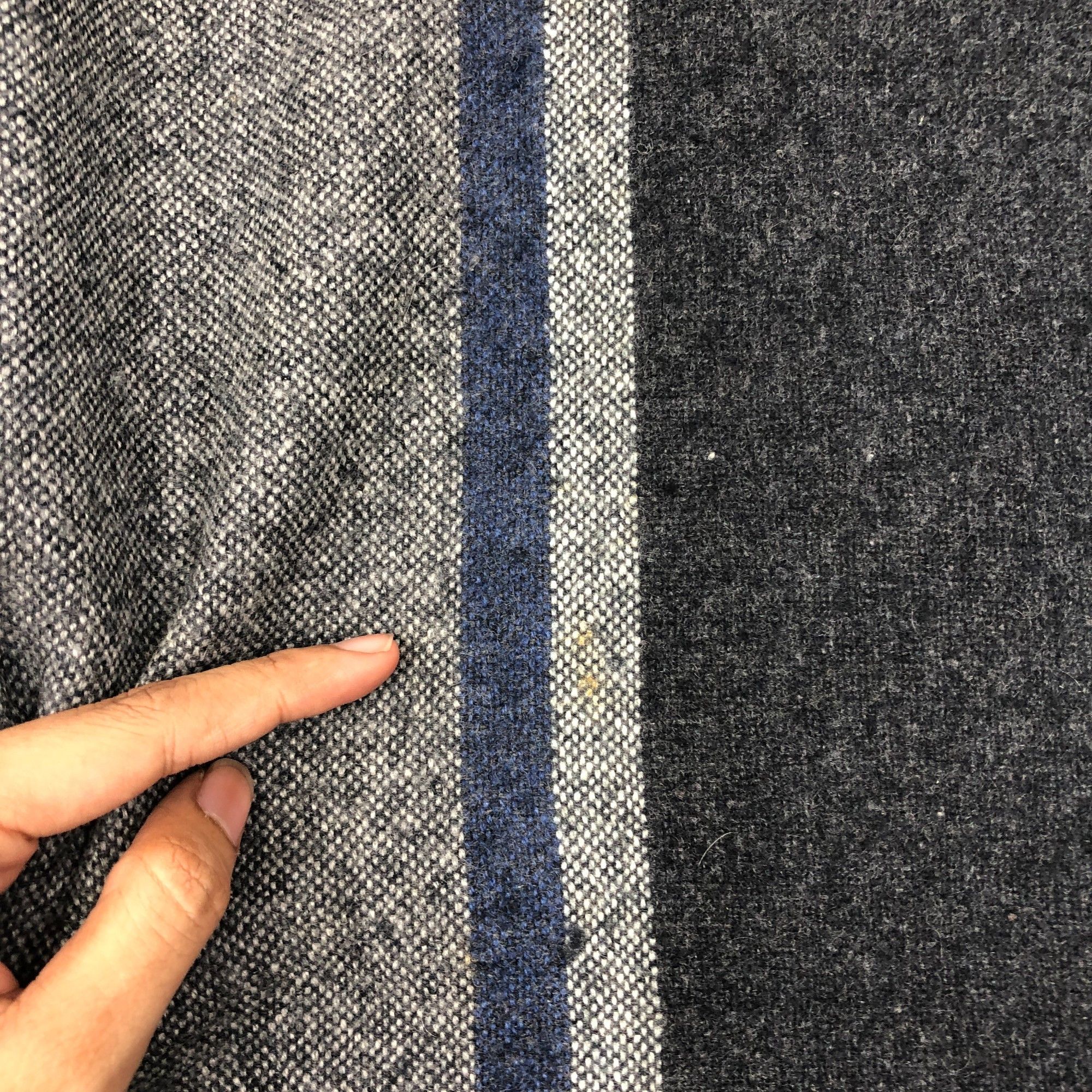 Japanese Brand Vintage Fairfax Scarf Muffler Wool Winter Fringe Scarves Size ONE SIZE - 4 Thumbnail