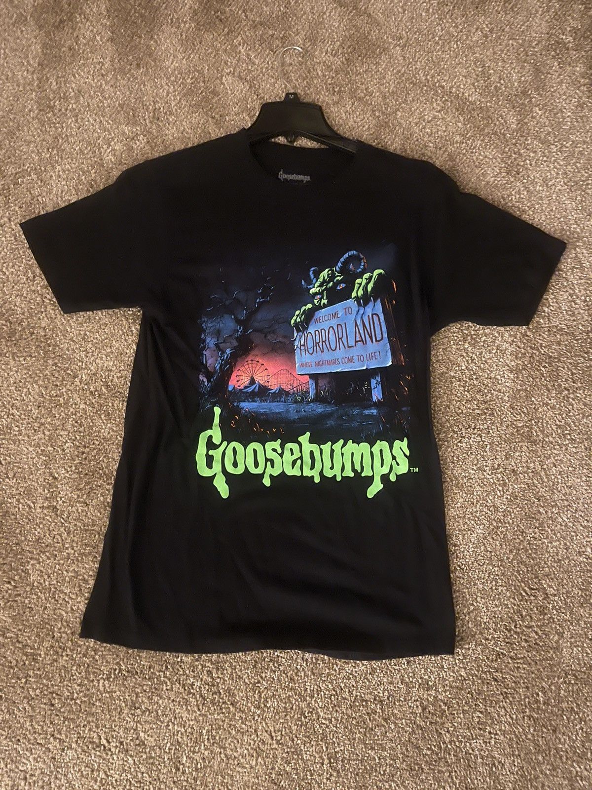 Streetwear Goosebumps Welcome to Horrorland Tee | Grailed