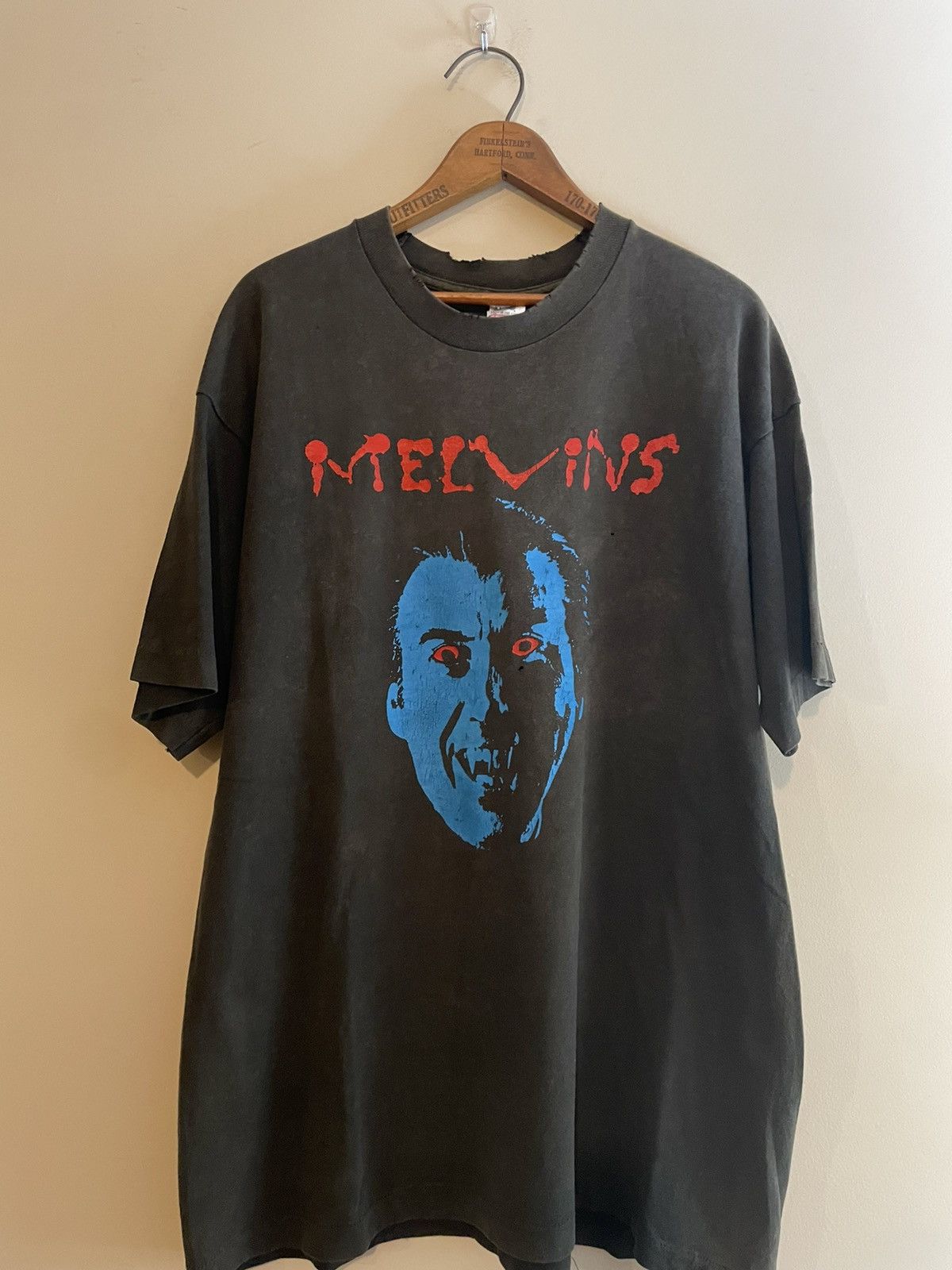 Band Tees × Vintage vintage 90s Melvins dracula t shirt
