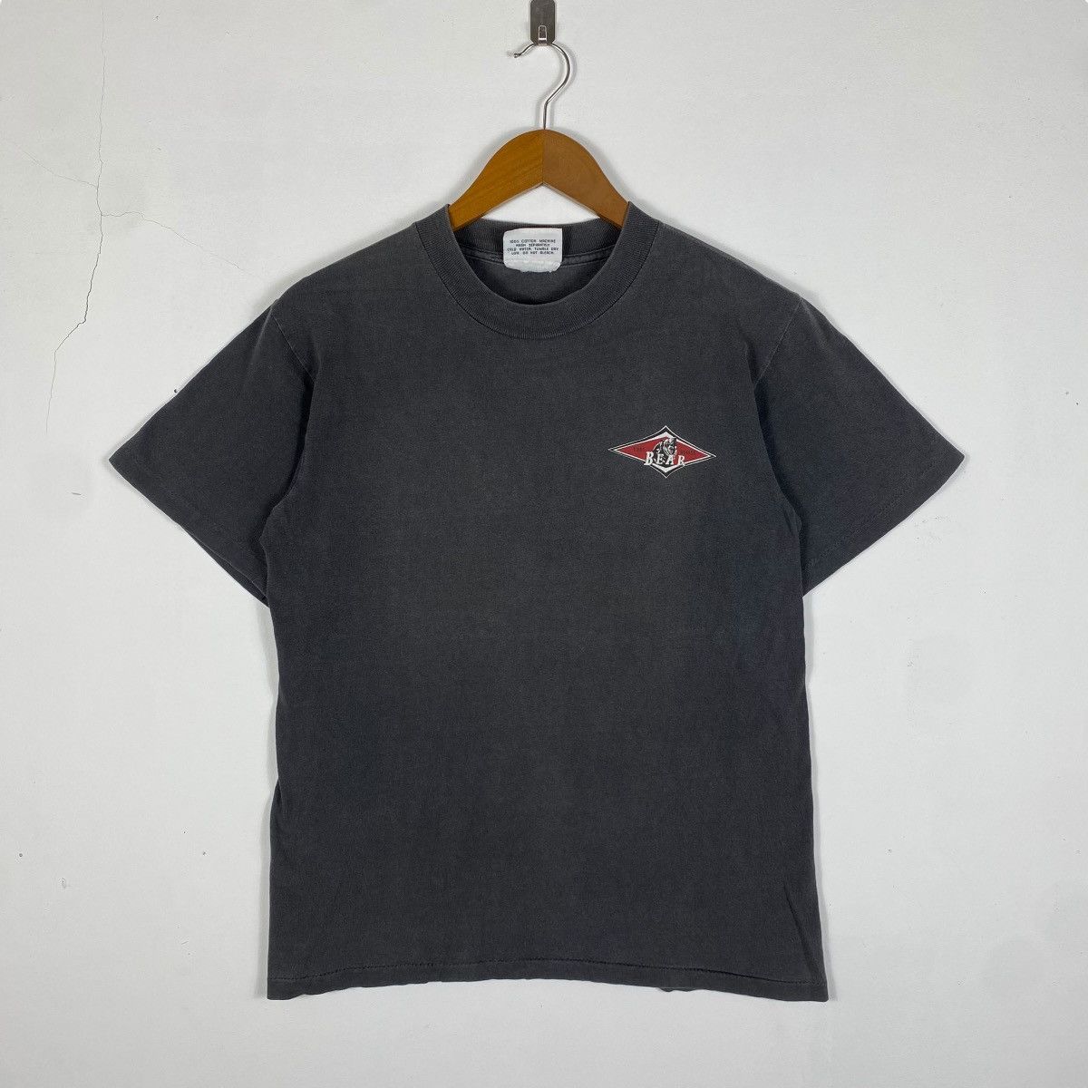 Vintage Vintage 90's BEAR SURFBOARDS Rasta Stickman Graphic Surf Tee Size US M / EU 48-50 / 2 - 3 Thumbnail