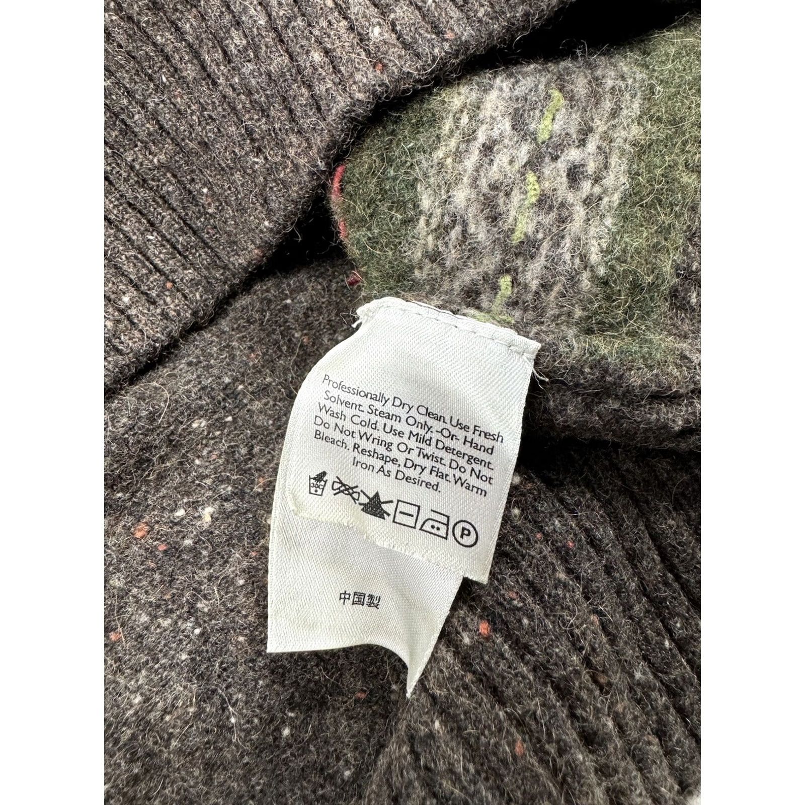 Eddie Bauer Eddie Bauer Fair Isle Pullover Knit Sweater Womens Sz L Camel Lambswool Size L / US 10 / IT 46 - 4 Thumbnail