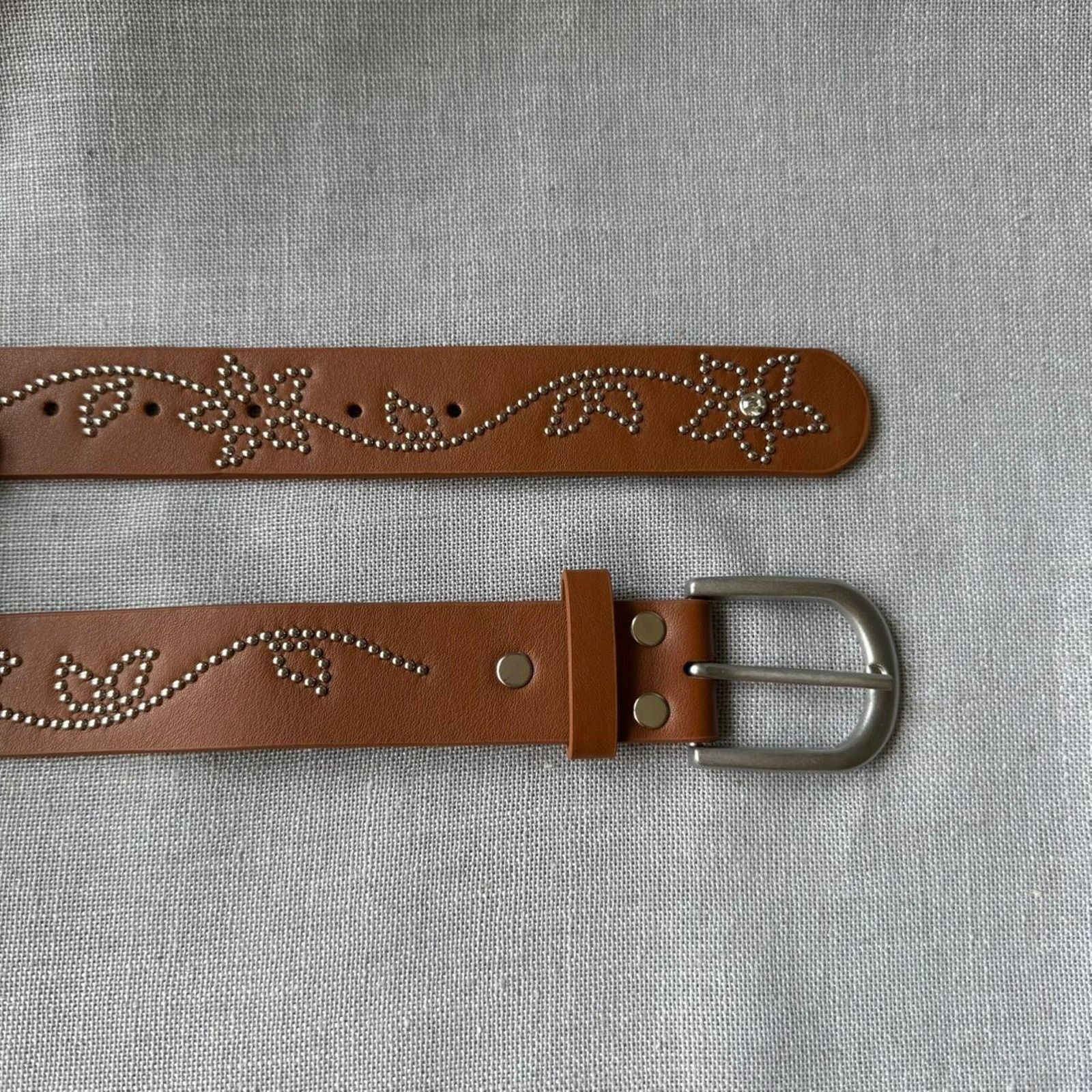 Other Brown floral studded silver western MENS1 Size ONE SIZE - 3 Thumbnail