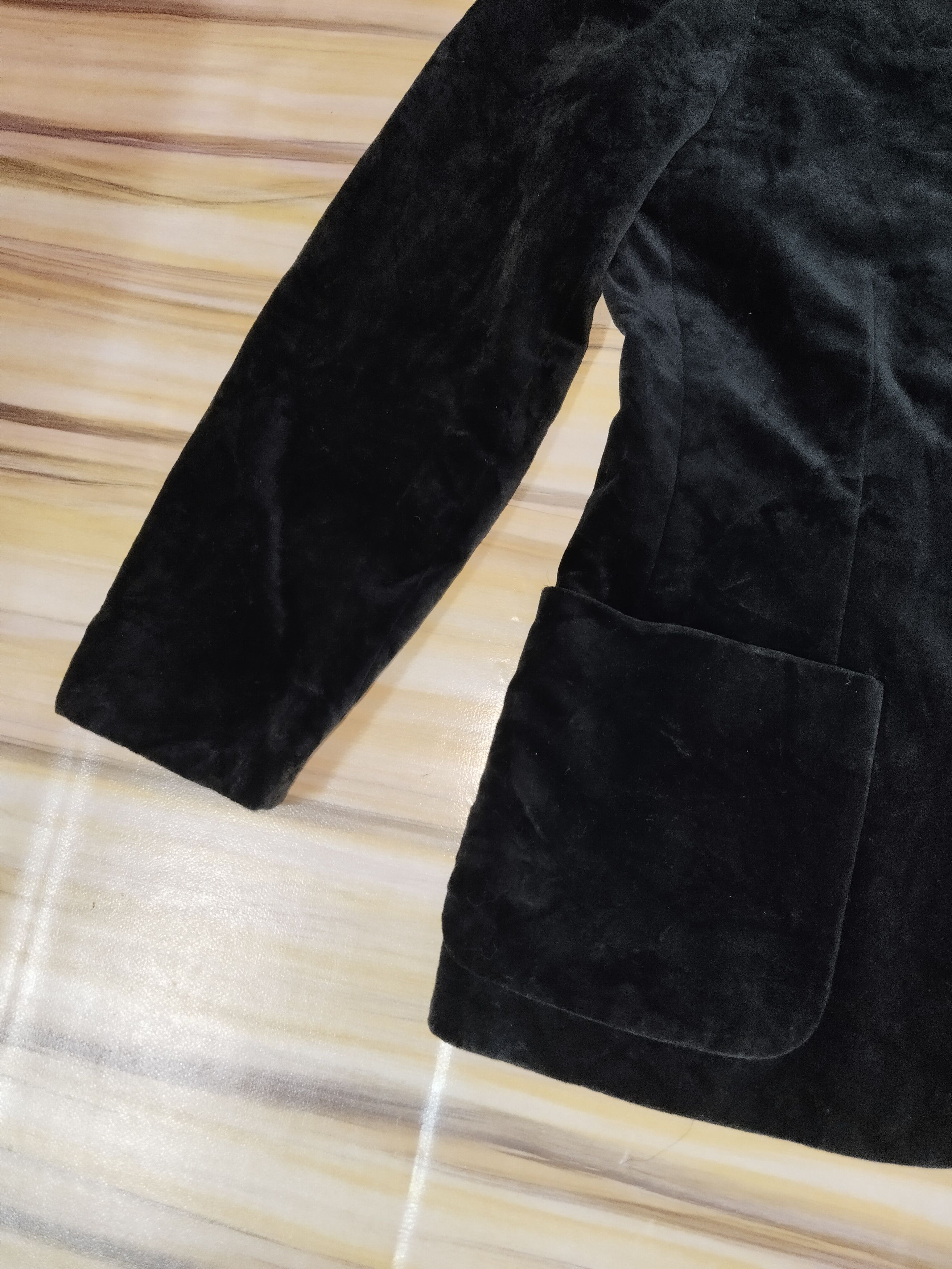 Yves Saint Laurent YVES SAINT LAURENT Velvet Coat Blazer Size S / US 4 / IT 40 - 5 Thumbnail