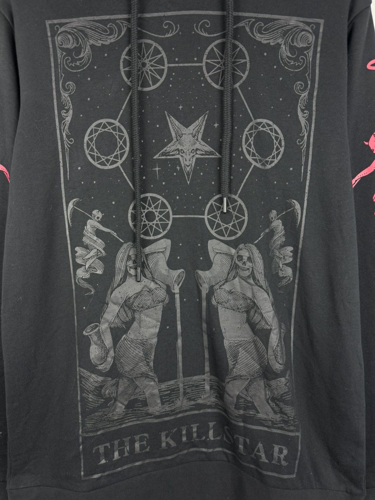 Killstar Killstar Men’s Gothic Big Logo Hoodie Pullover Size L Size US L / EU 52-54 / 3 - 9 Thumbnail