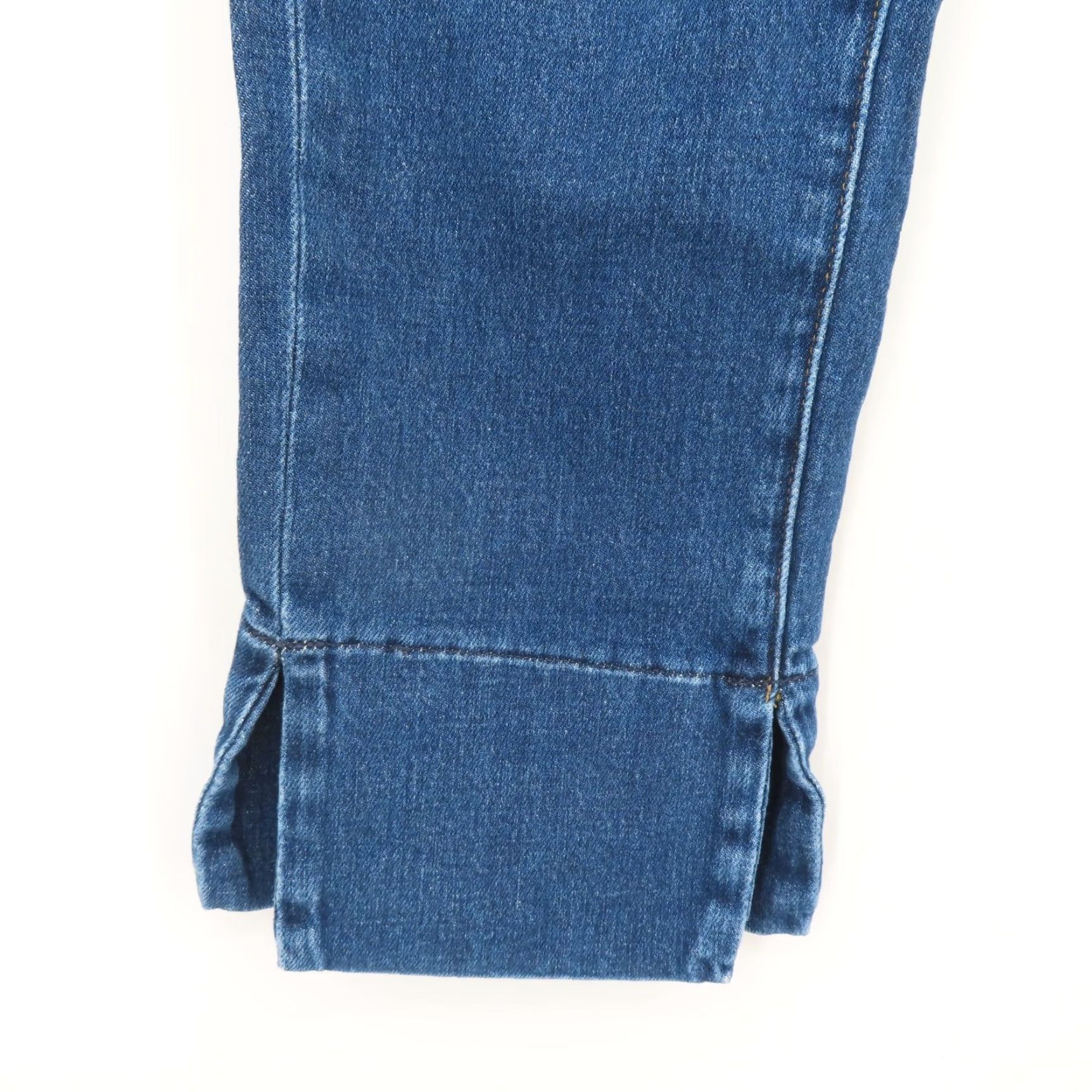 Frame Frame Women 27 Le Nouveau Straight Blue Wash Denim Jeans Ankle Hem Slits Cotton Size 27" / US 4 / IT 40 - 4 Thumbnail