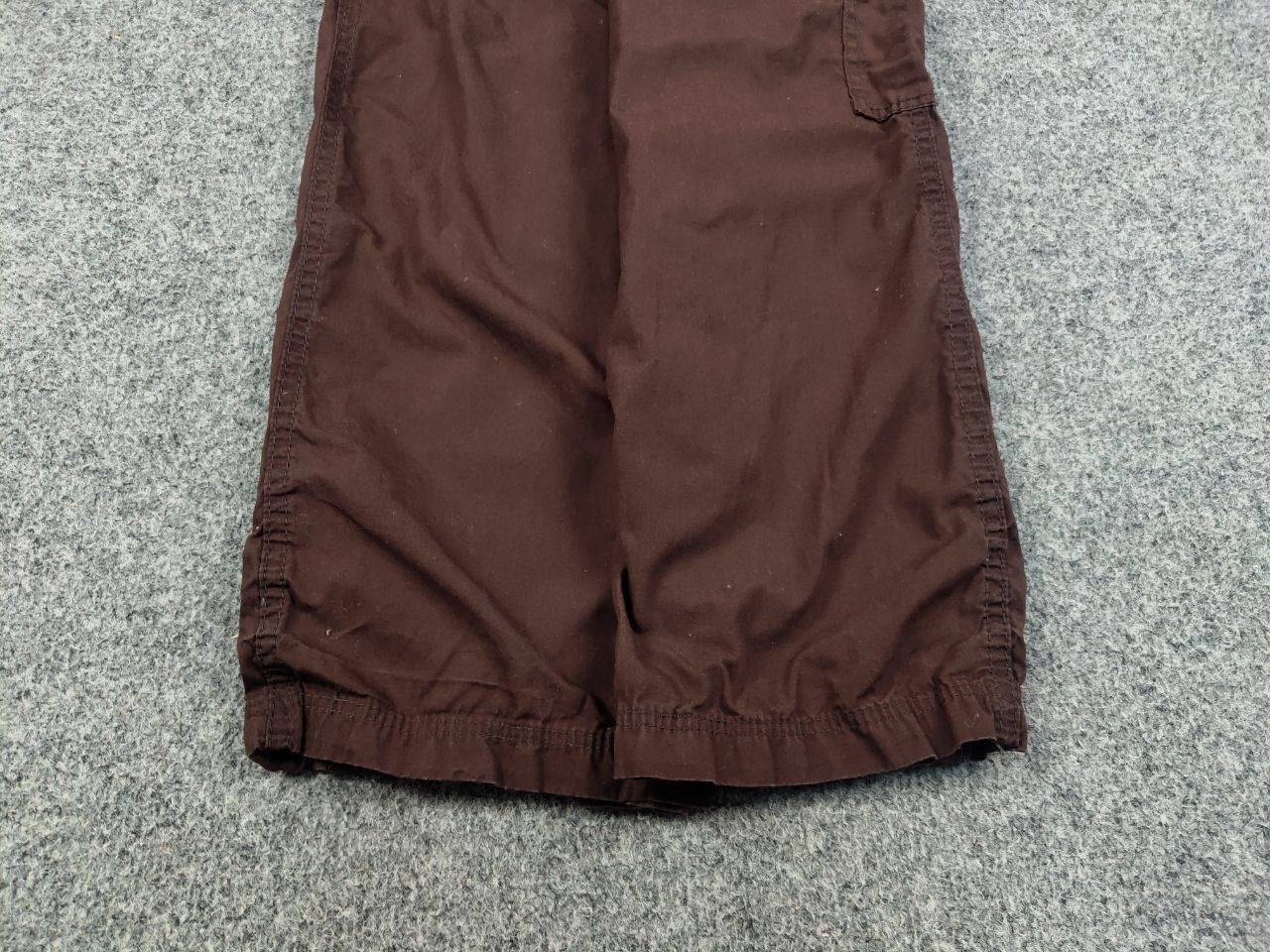 Japanese Brand Vintage Japanese Baggy Brown Cotton Cargo Pants Y2K Style Size US 30 / EU 46 - 8 Thumbnail