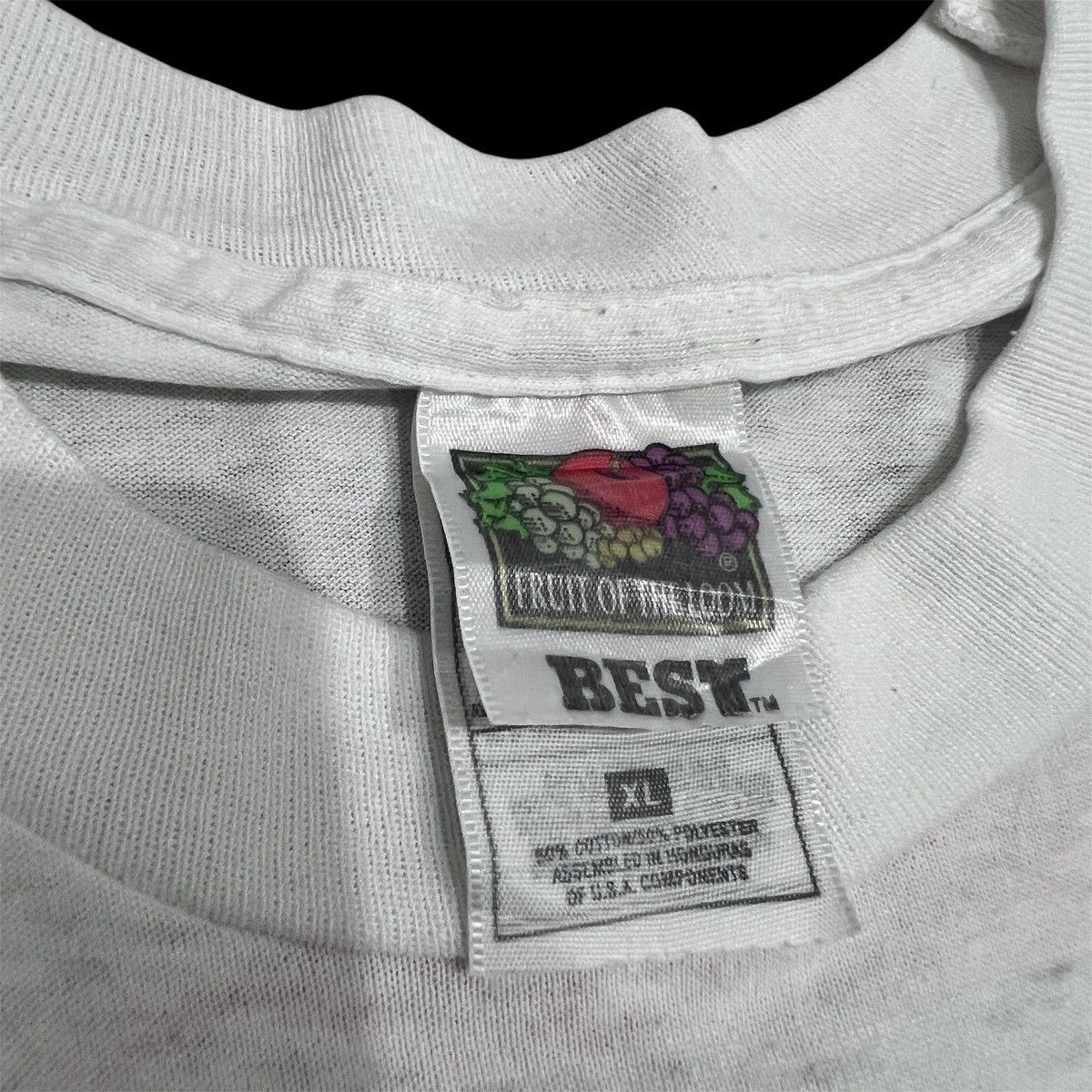Fruit Of The Loom Vintage CROSS OF OUR Lord Jesus Christ Bible Holy God Tee XL Size US XL / EU 56 / 4 - 6 Thumbnail