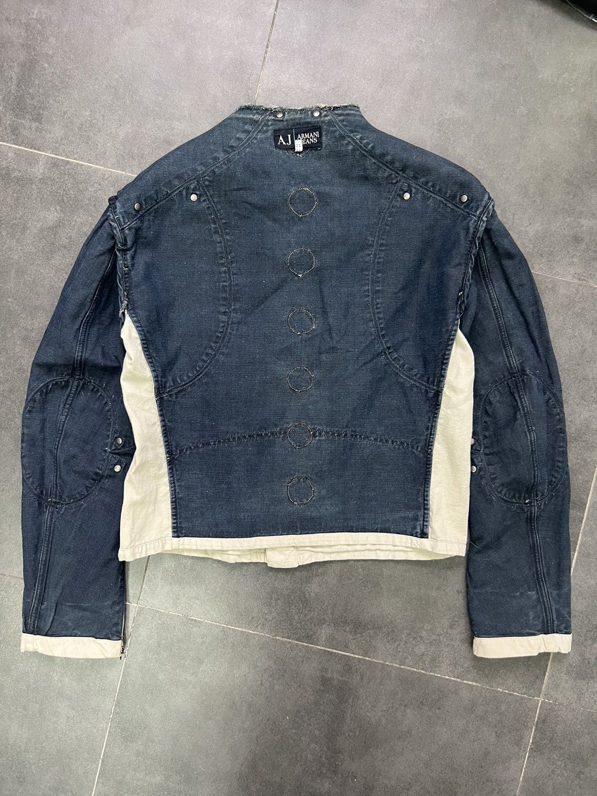 Emporio Armani Archive 2 sides Armani Jeans Vintage Hemp Denim Jacket Size US L / EU 52-54 / 3 - 17 Thumbnail