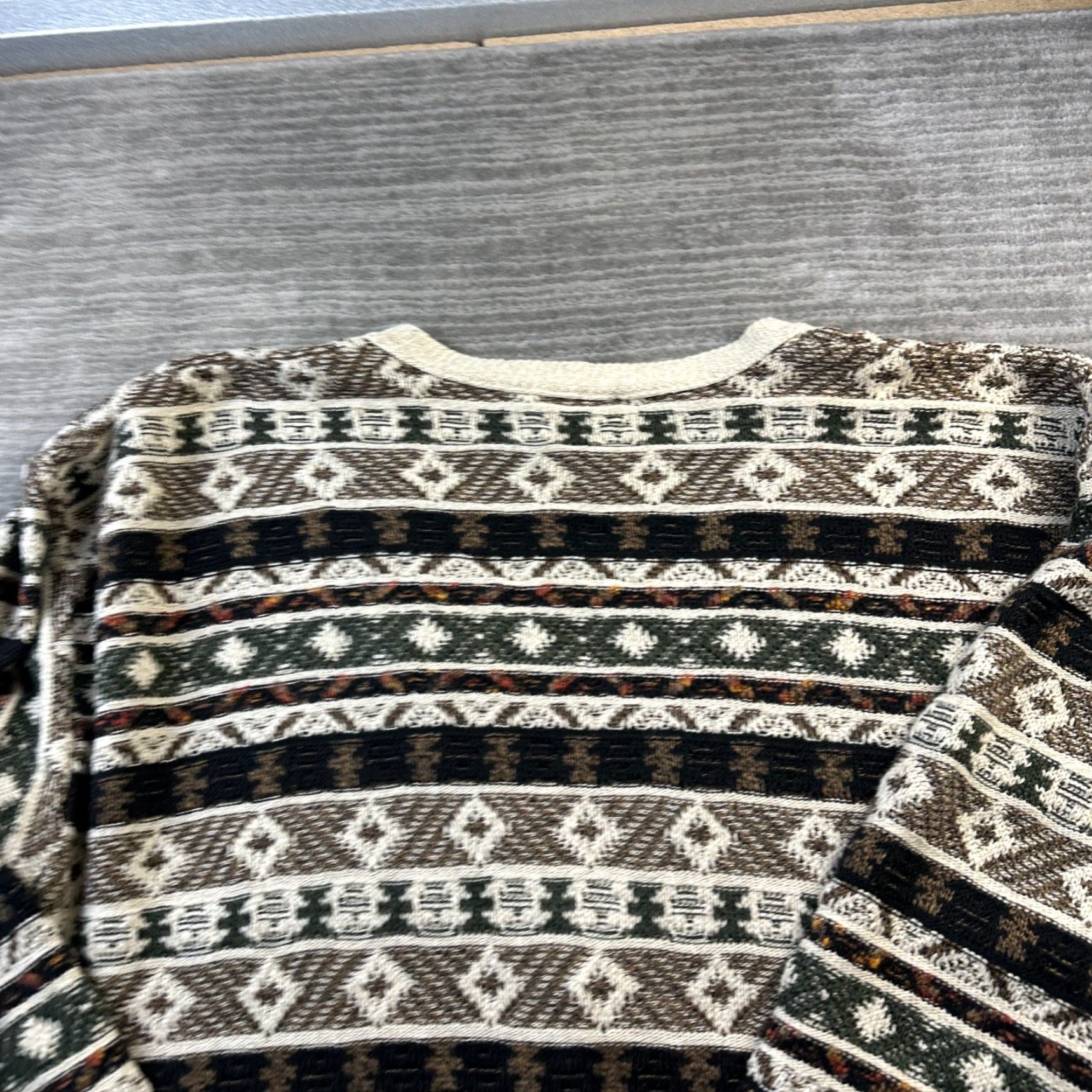 Jantzen VINTAGE Jantzen Sweater Mens XL Beige Cardigan Button Up United States Made Size US XL / EU 56 / 4 - 6 Thumbnail