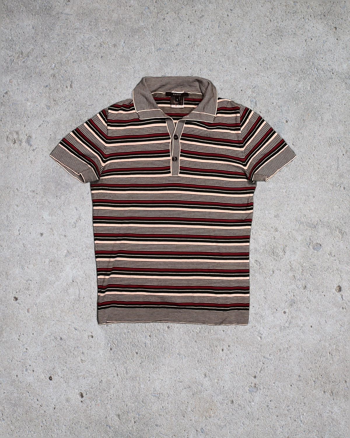 Gucci Tom Ford Border Striped Polo