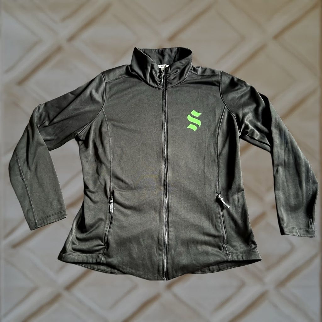 The Mountain Schweitzer Mountain Ski Resort Women’s Full Zip Fleece Lined Jacket XL Black Fleece Logo 2010s Womens Size XL / US 12-14 / IT 48-50 - 1 Thumbnail
