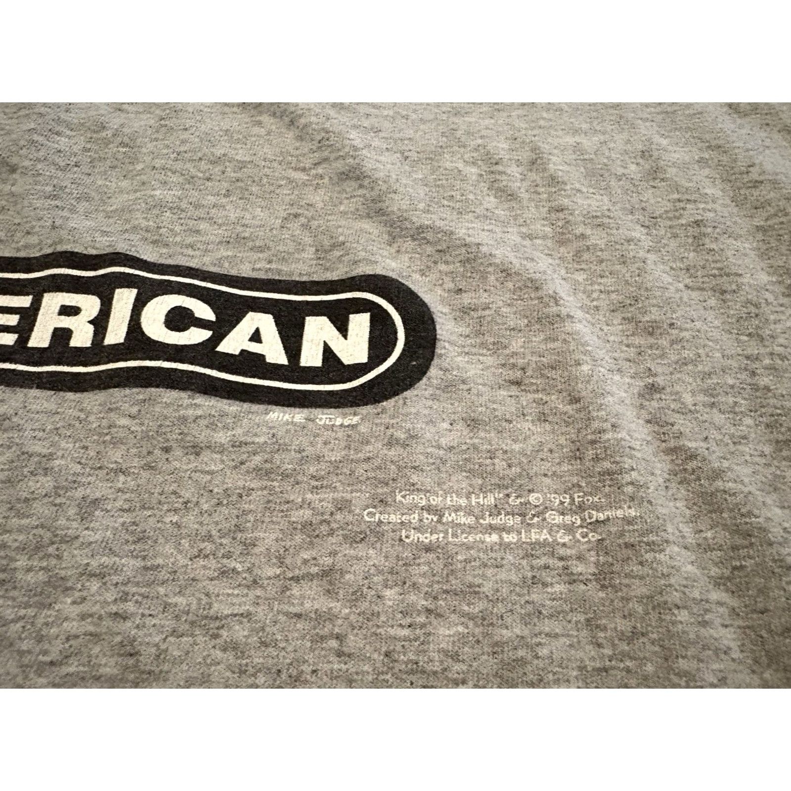 Vintage VINTAGE 1999 King of the Hill Shirt Hank YEP Real American Mike Judge XXL 2XL Shirt Mens 90s Cartoon Gray Cotton Blend Short Sleeve Crew Neck T-Shirt Size US XXL / EU 58 / 5 - 3 Thumbnail