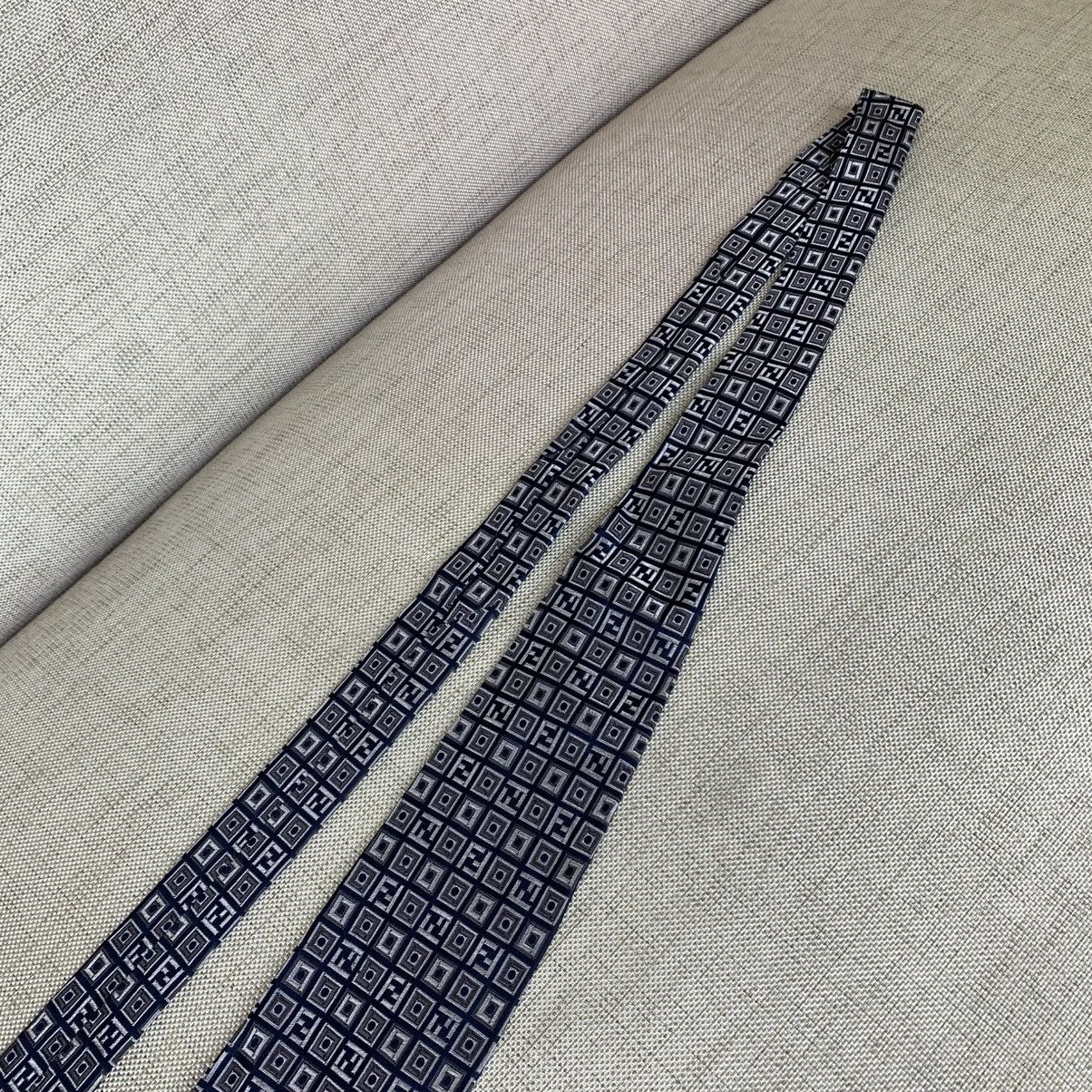 Fendi × Vintage Fendi Monogram Vintage Tie Caravate Size ONE SIZE - 4 Thumbnail