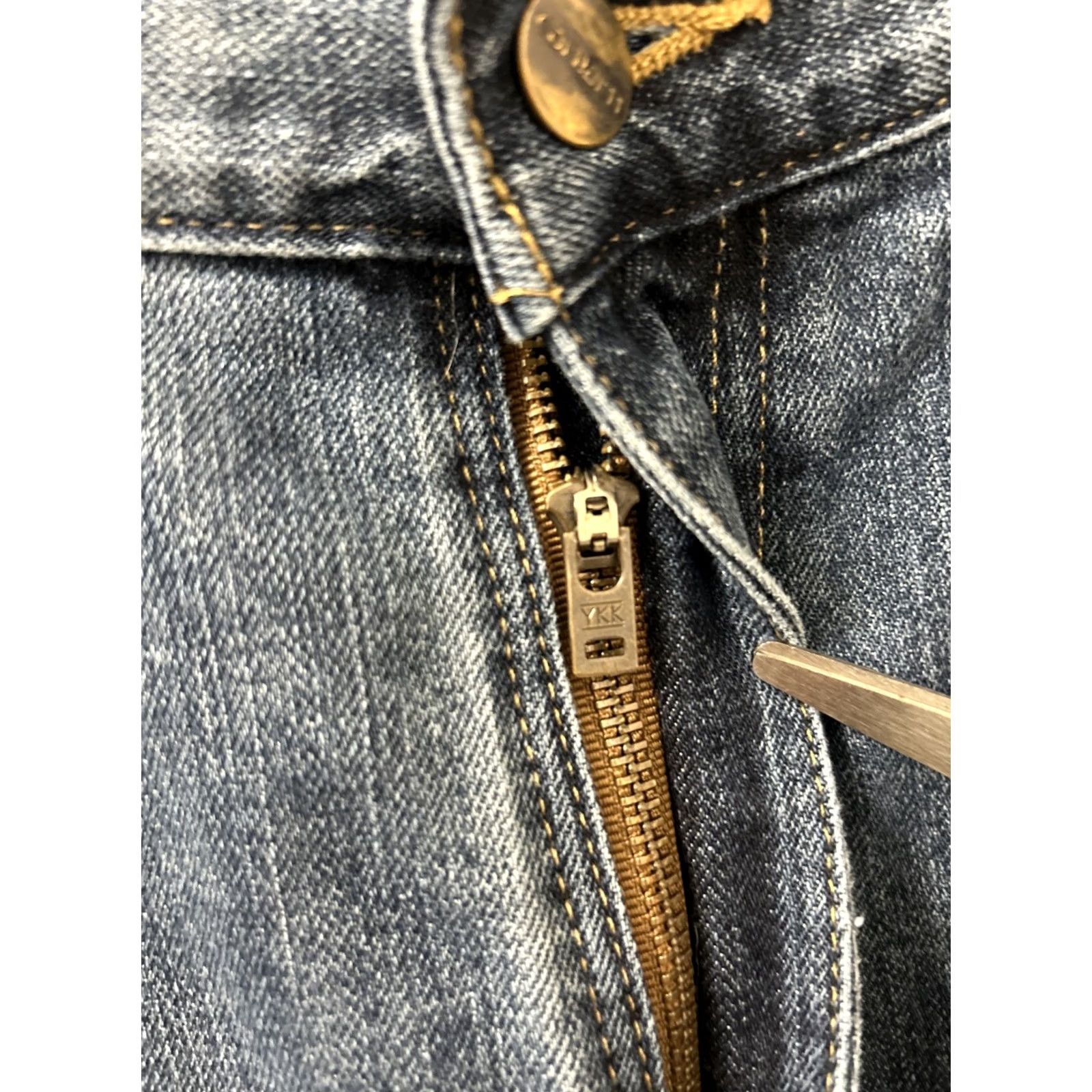 Carhartt Carhartt Jeans Mens 34x32 Blue Relaxed Fit Denim YKK 5-Pocket Straight BD1483-M Size US 34 / EU 50 - 4 Thumbnail