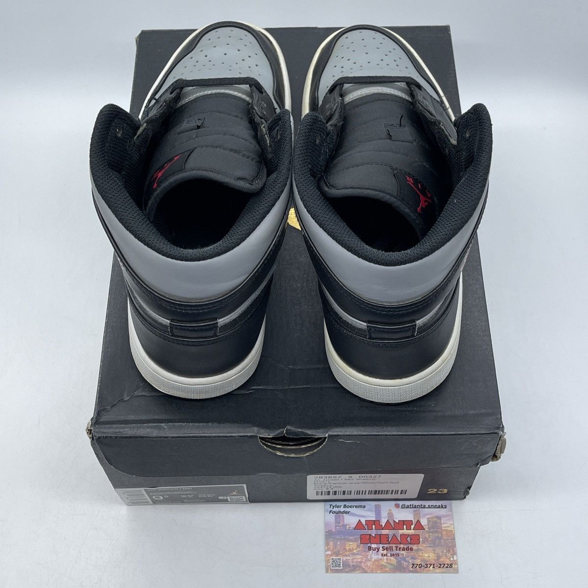 Nike Air Jordan 1 mid shadow Size US 9.5 / EU 42-43 - 6 Thumbnail