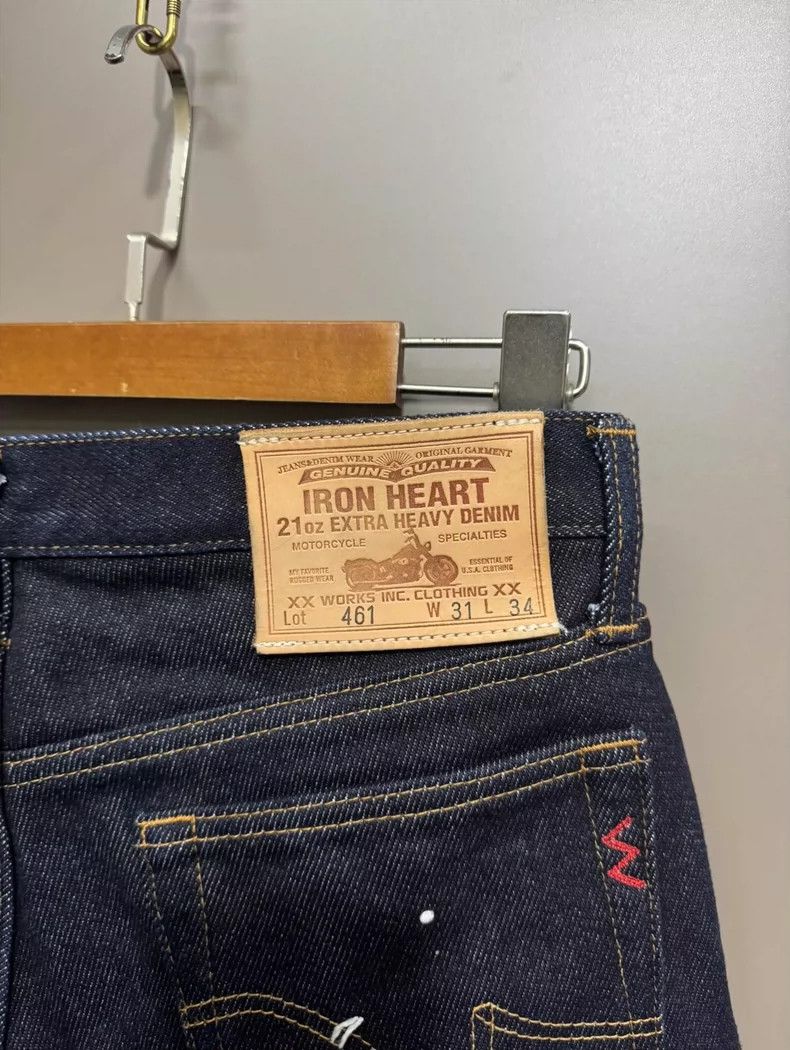 Iron Heart Iron Heart 21oz Iron Core Heavy Weight Jeans W31L32 Size US 34 / EU 50 - 5 Thumbnail