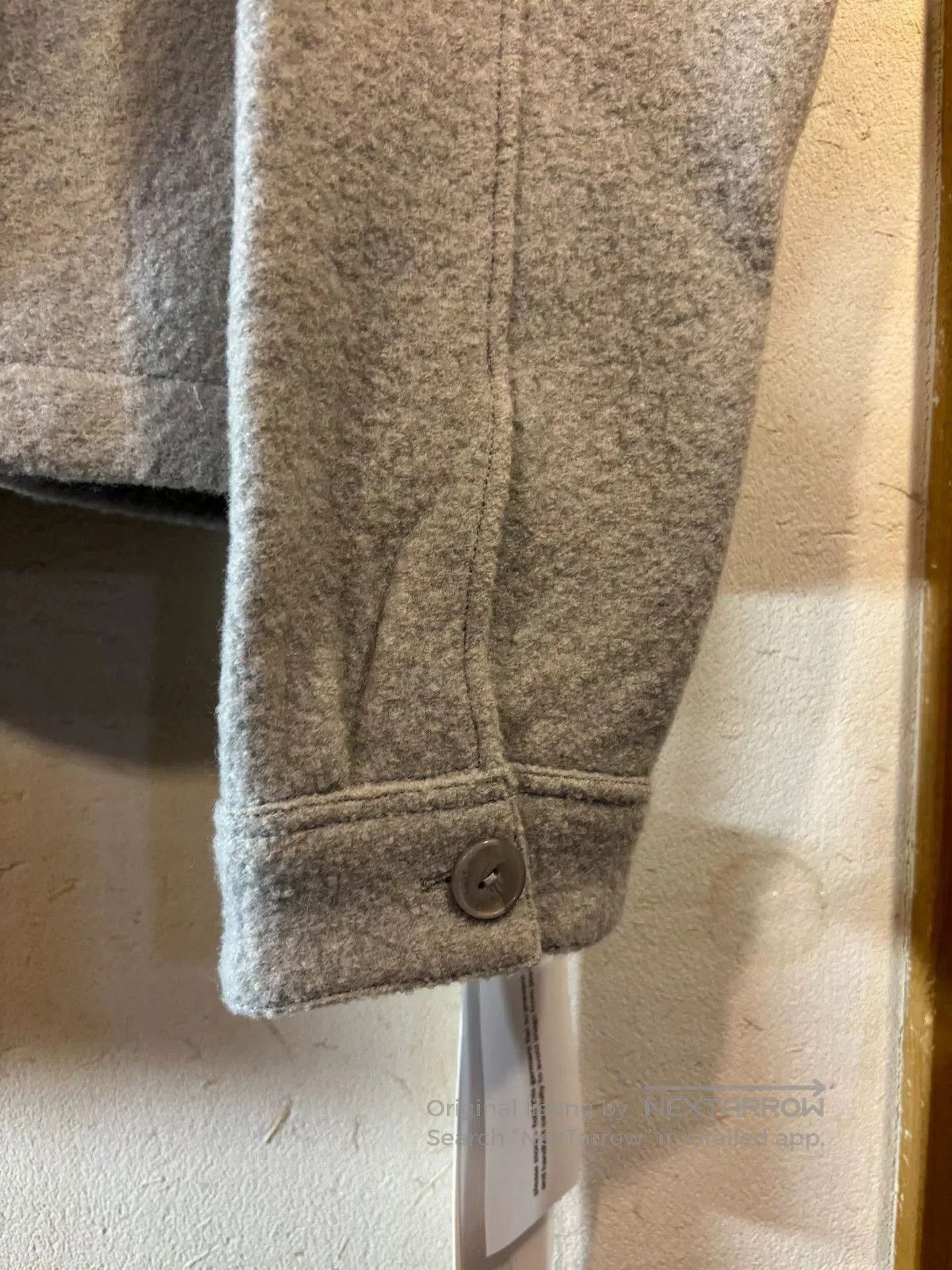 Vintage about blank Compressed Wool Jacket. Size US L / EU 52-54 / 3 - 5 Thumbnail