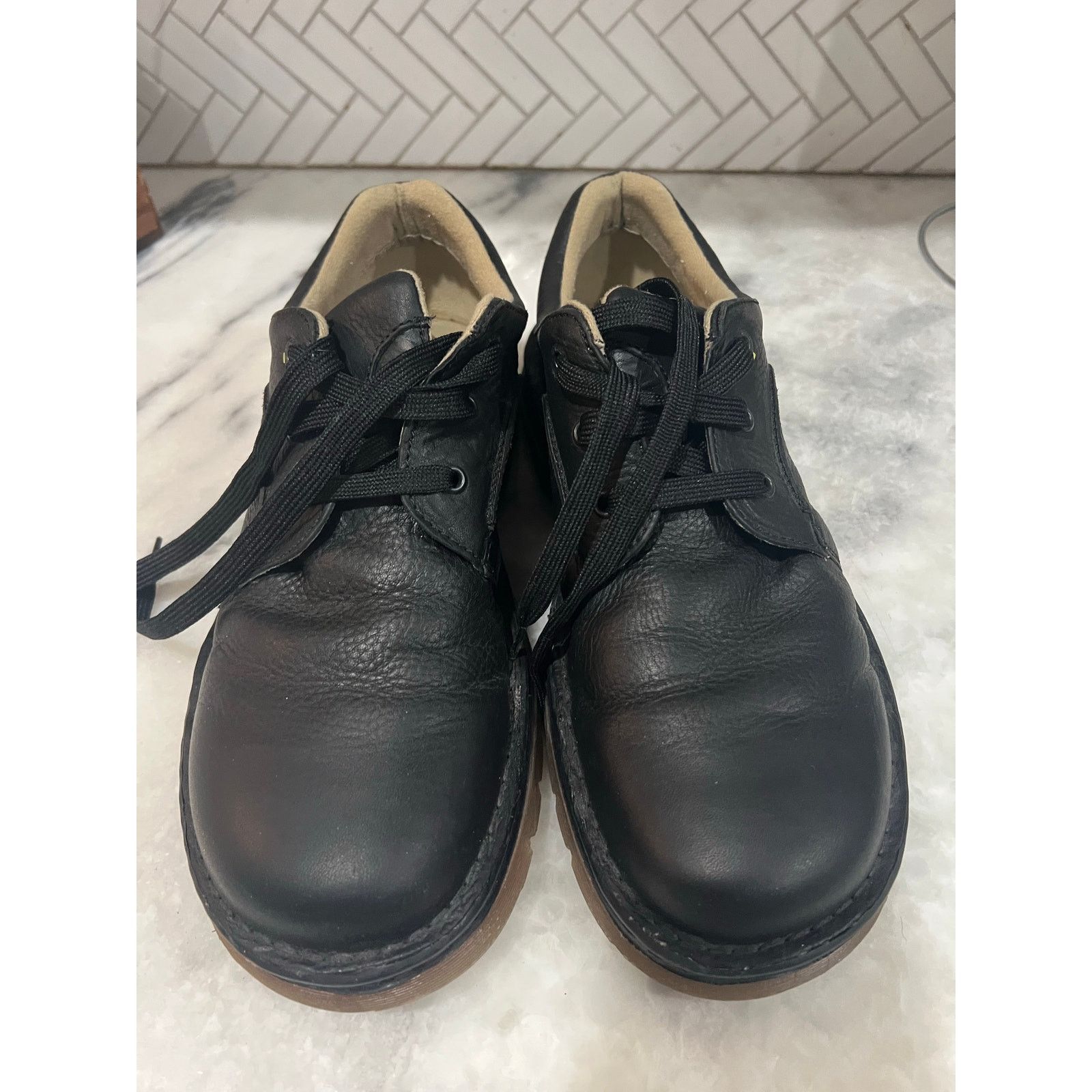 Dr. Martens Dr. Martens Industrial 11194 Black Leather Shoes Men’s 14 Size US 14 / EU 47 - 5 Thumbnail