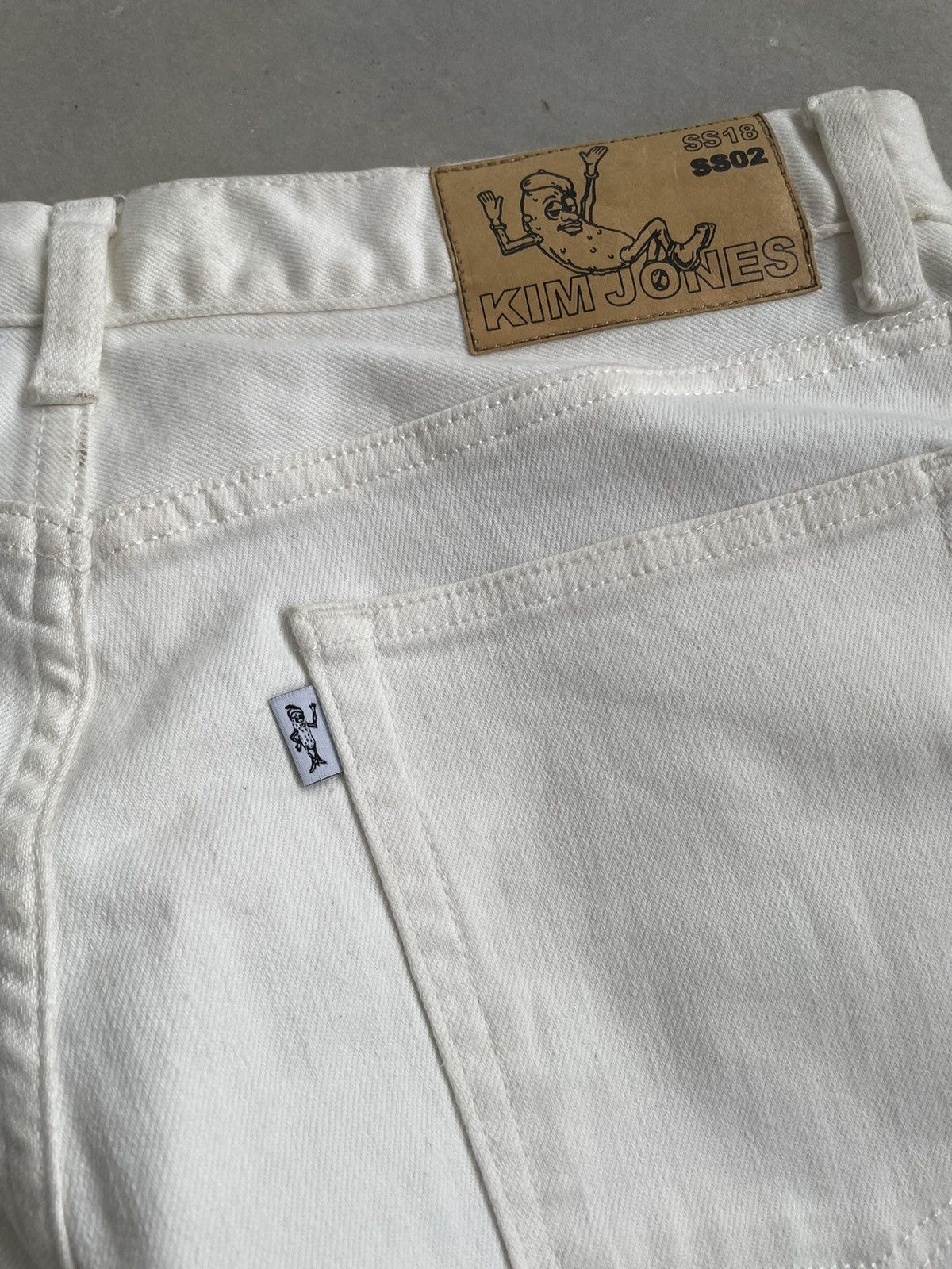 GU × Kim Jones GU X KIM JONES WHITE DENIM PANT Size US 30 / EU 46 - 7 Thumbnail