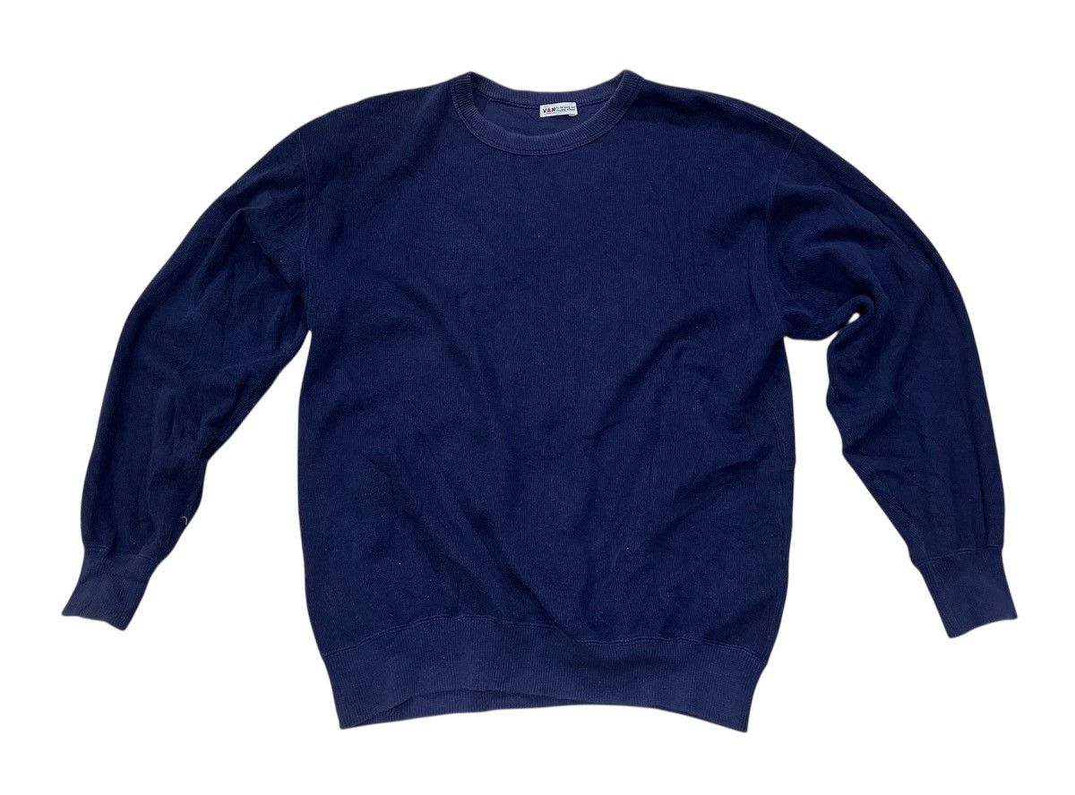 Vintage Vintage 90s Van Jac Embroidery Sweatshirt Jumper Size US L / EU 52-54 / 3 - 2 Thumbnail