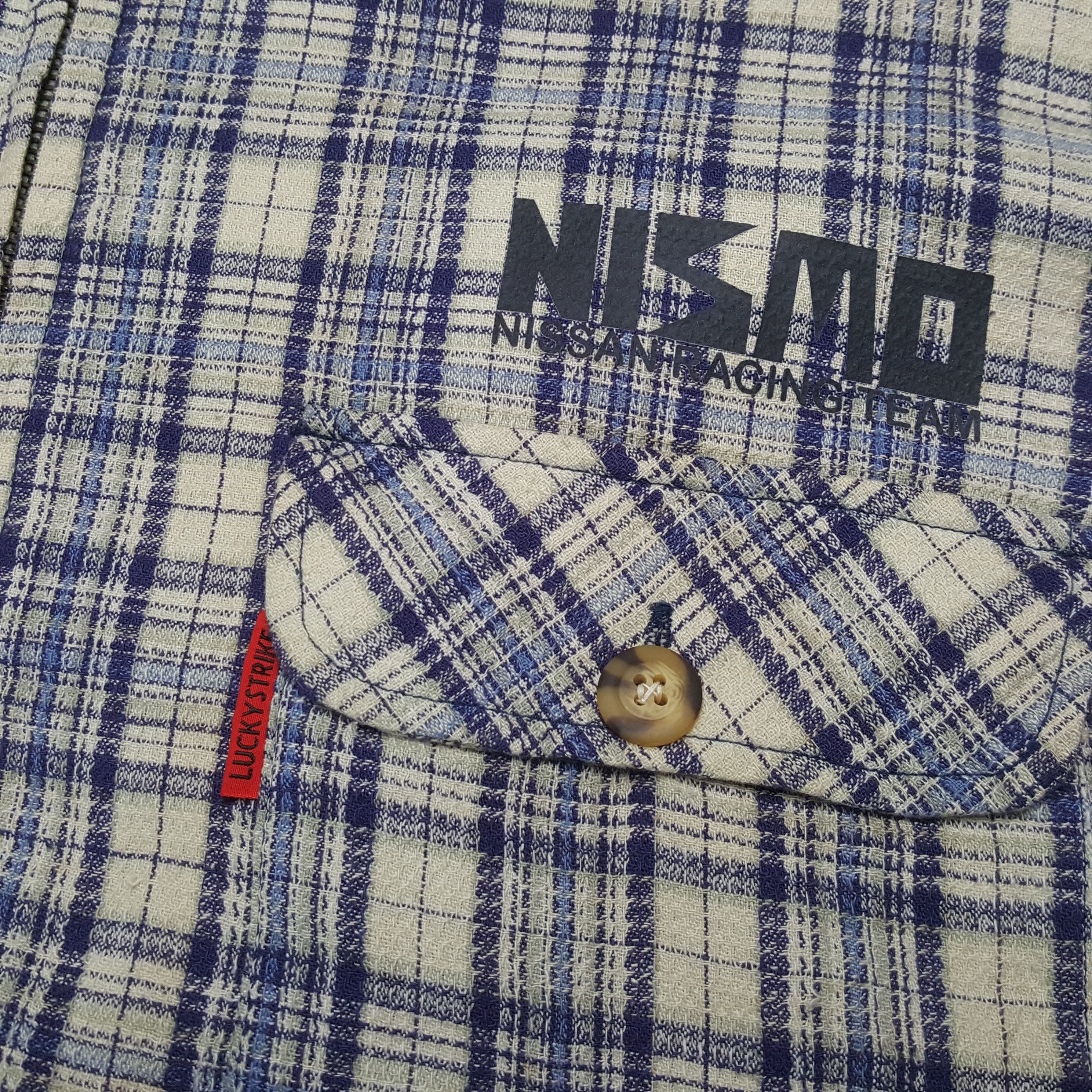 Japanese Brand × Vintage Lucky Strike X Nismo Nissan Racing Team Custom Art Jacket Size US L / EU 52-54 / 3 - 7 Thumbnail