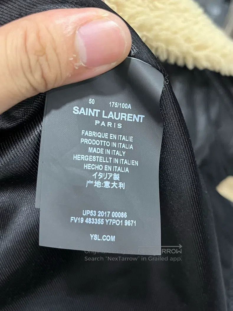 Saint Laurent Paris Saint Laurent Paris Fur and Leather Jacket Size US M / EU 48-50 / 2 - 6 Thumbnail