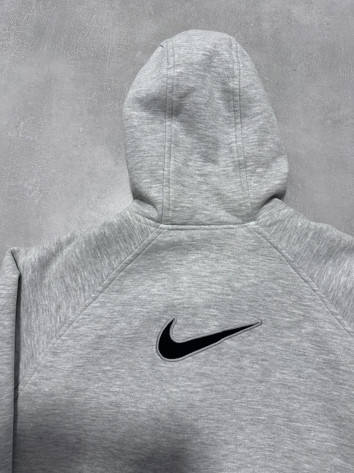 Nike × Vintage Vintage Nike Women’s Jacket Hooded 2in1 Black Grey Swoosh Size M / US 6-8 / IT 42-44 - 16 Thumbnail