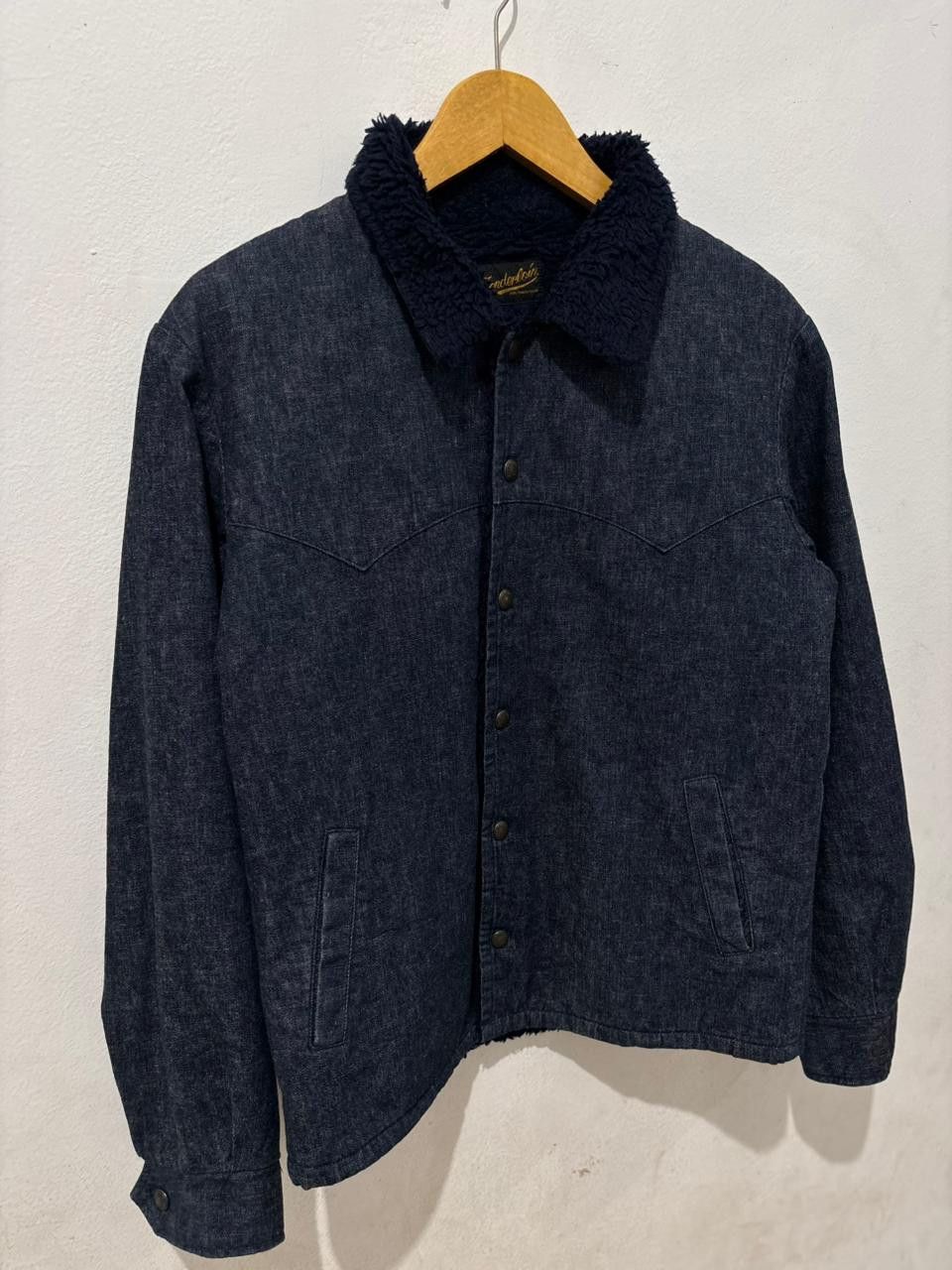 Tenderloin Tenderloin Boa Sherpa Western Denim Jacket Made in JAPAN Size US XS / EU 42 / 0 - 3 Thumbnail