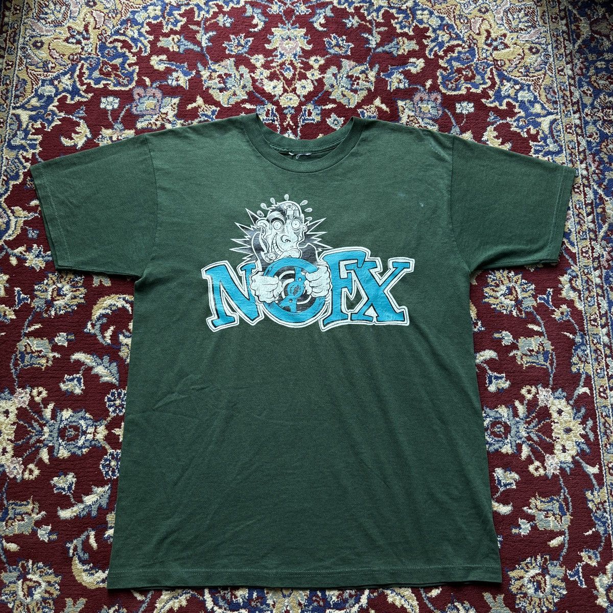 Band Tees 90s NOFX Drunk Driver Fat Wreck Chords Skate Punk Rock band Size US L / EU 52-54 / 3 - 3 Thumbnail